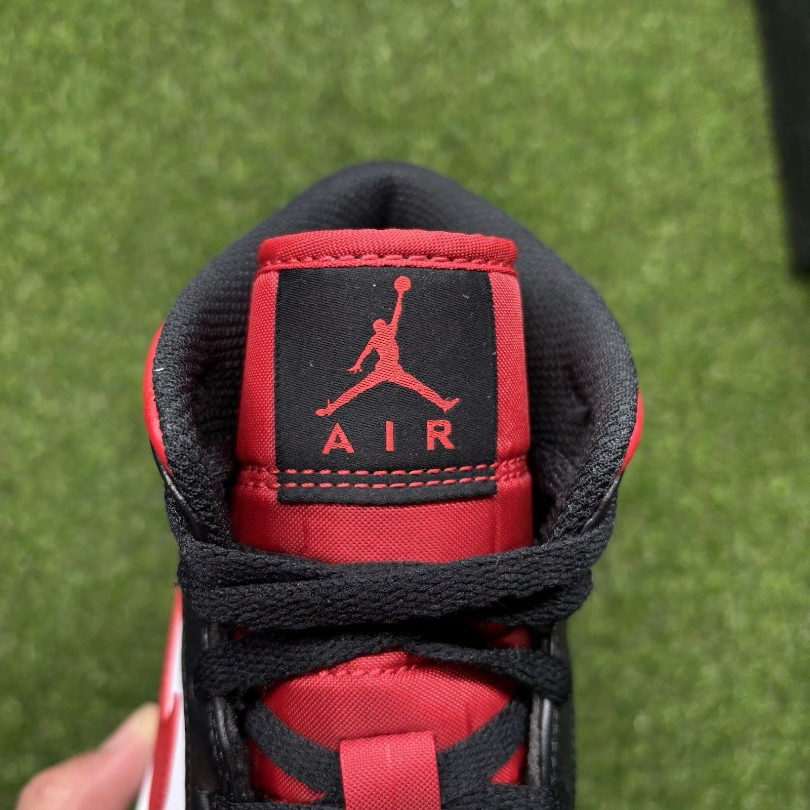Jordan Brand Size 8 - Jordan 1 Mid Bred Toe | SUPER CLEAN! Size US 8 / EU 41 - 7 Thumbnail