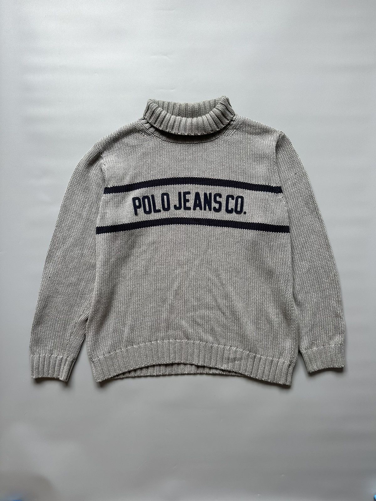 Polo Ralph Lauren Vintage Polo Jeans Sweater Knit Size XL Size US XL / EU 56 / 4 - 1 Thumbnail
