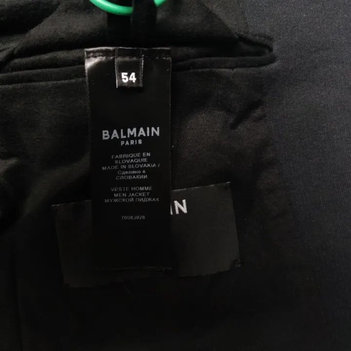 Balmain Balmain Double-Breasted Blazer in Black -2507 Size US L / EU 52-54 / 3 - 3 Thumbnail