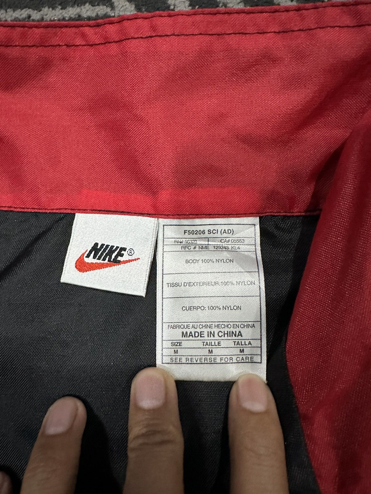 Nike × Vintage Vintage 90s NIKE Swoosh Center Embroidery Half Zip Jacket Size US M / EU 48-50 / 2 - 13 Thumbnail