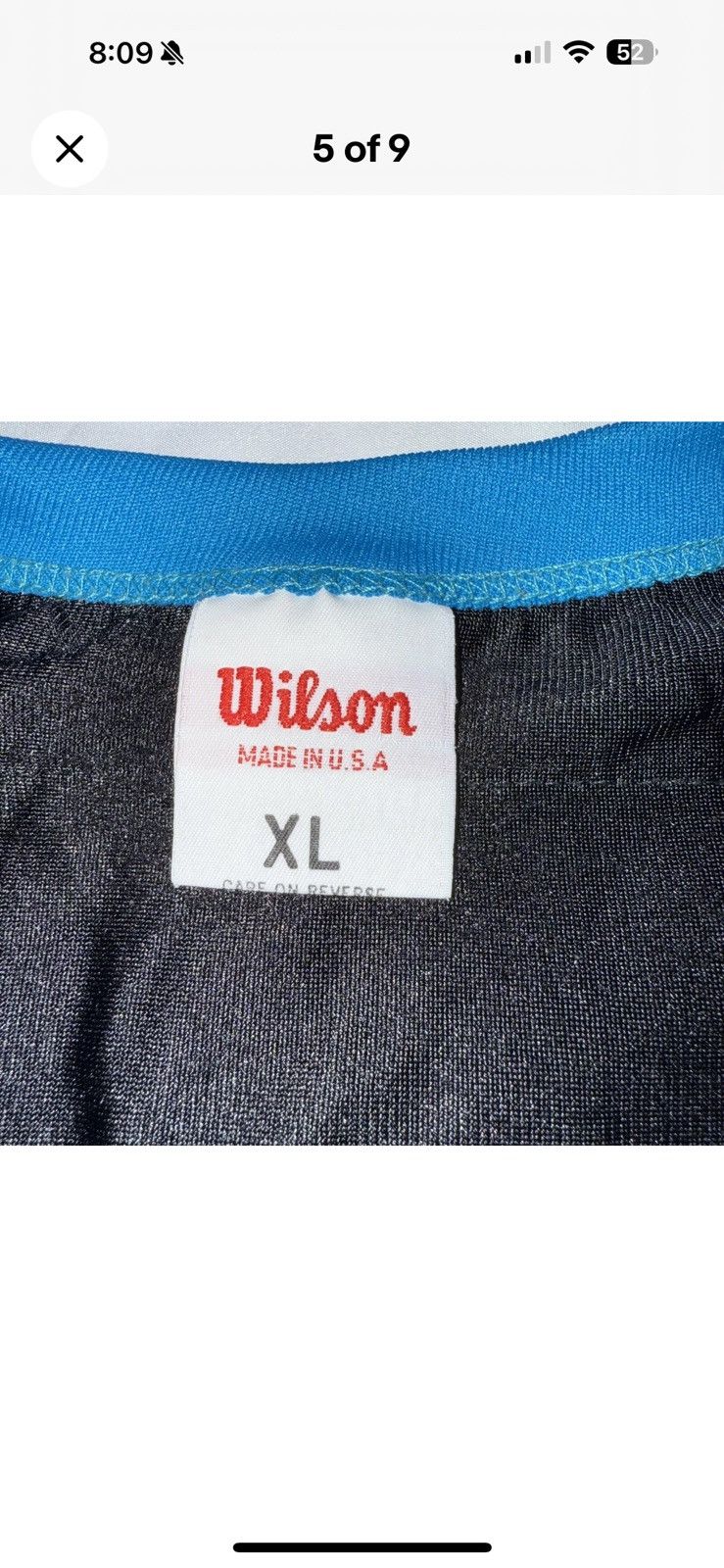 Wilson Wilson NFL Carolina Panthers Kerry Collins Jersey Mens XL Size US XL / EU 56 / 4 - 5 Thumbnail