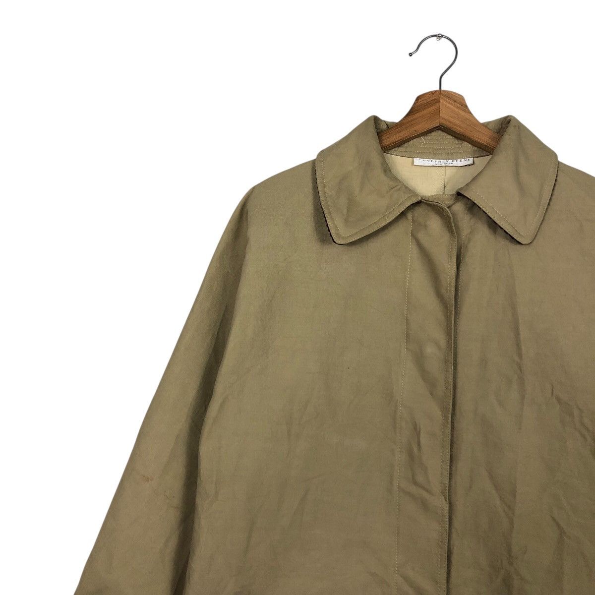Geoffrey B. Small 📌Rich Brown Vintage Long Jacket Geoffrey Beene Size US M / EU 48-50 / 2 - 9 Thumbnail