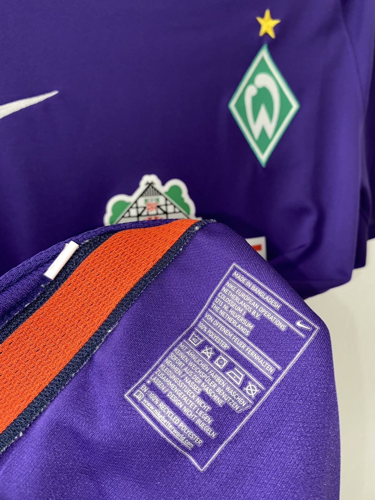 Nike × Vintage JERSEY WERDER BREMEN 2016-2017 #22 [Bartels] Match Worn Size US M / EU 48-50 / 2 - 8 Thumbnail