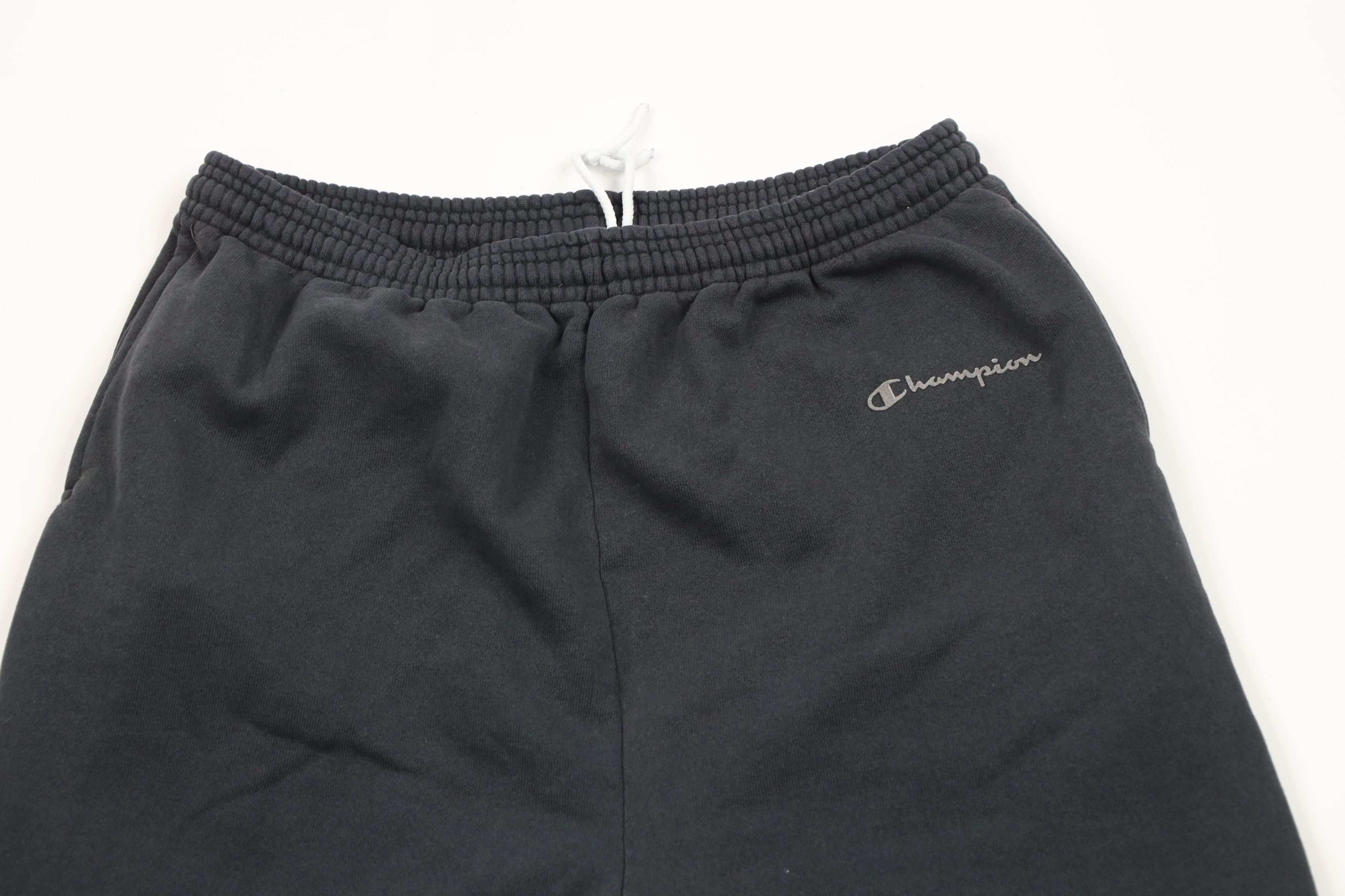 Champion × Vintage Vintage 90s Champion Out Sweatpants Joggers Pants Black Size US 36 / EU 52 - 2 Thumbnail