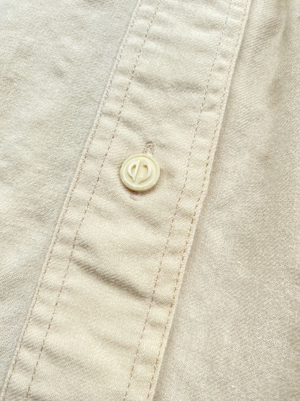 Dior Christian Dior vintage beige shirt Size L / US 10 / IT 46 - 10 Thumbnail