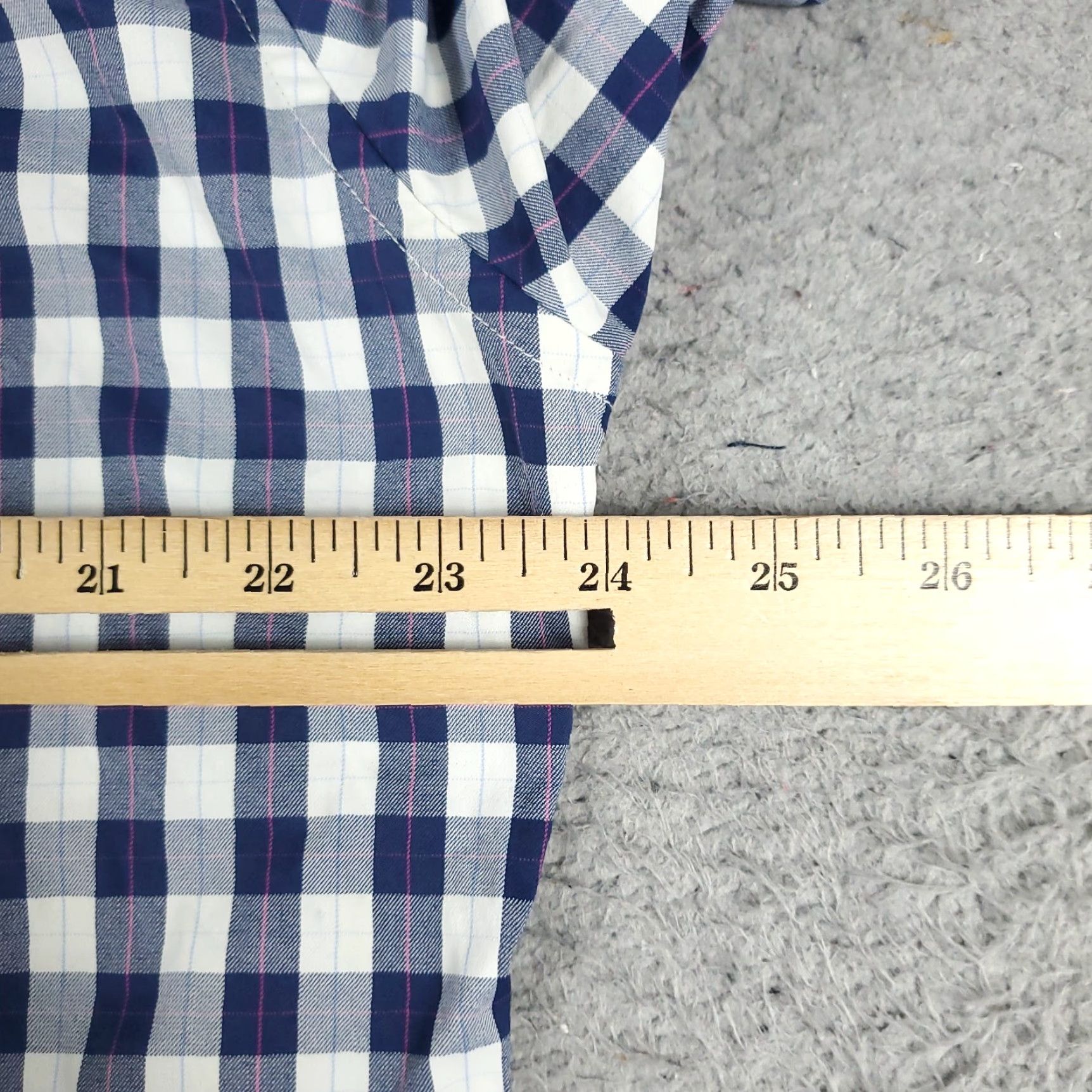 Bonobos Bonobos Shirt Mens XL Blue Plaid Casual Button-Up Long Sleeve Shirt Size US XL / EU 56 / 4 - 5 Thumbnail