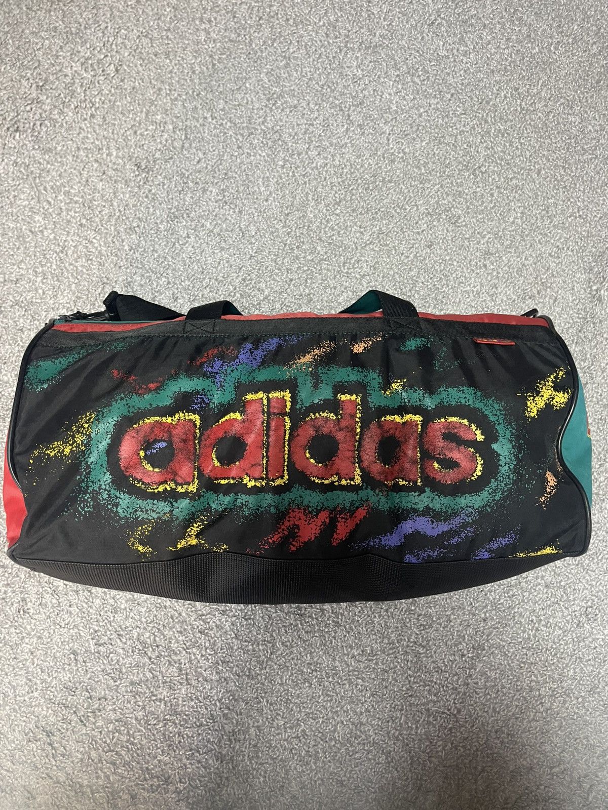 Adidas Adidas Retro 80-90 Rare Duffle Bag Size ONE SIZE - 1 Thumbnail