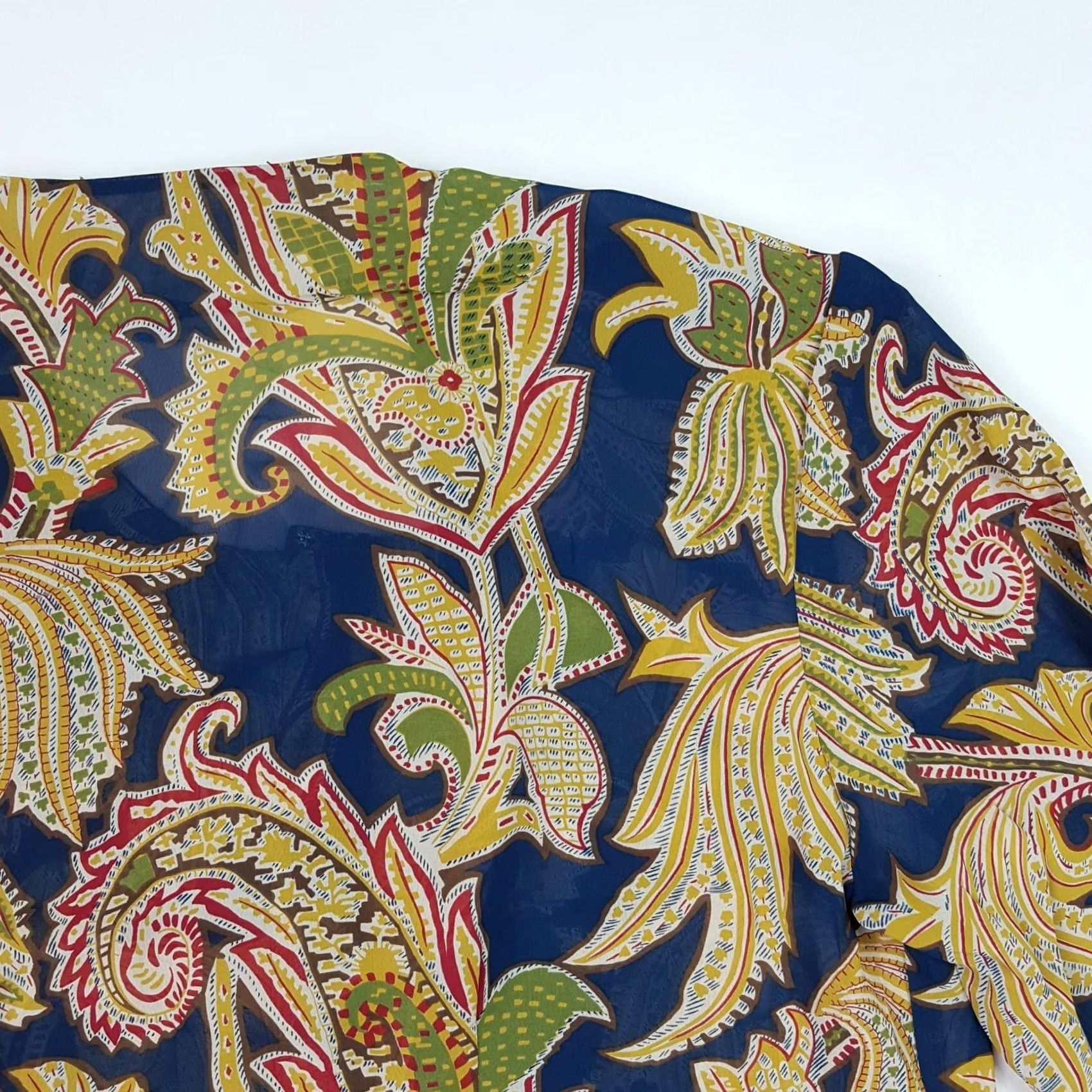 Vintage VINTAGE Floral Paisley Women's Size 6 Long Sleeve Button-Up Blouse Top Size M / US 6-8 / IT 42-44 - 6 Thumbnail