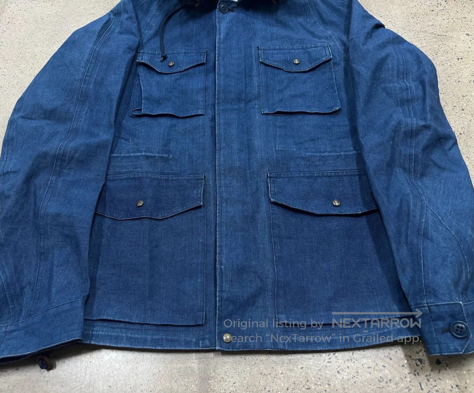 Visvim visvim p.f.d gore-tex indigo jacket. Size US L / EU 52-54 / 3 - 7 Thumbnail