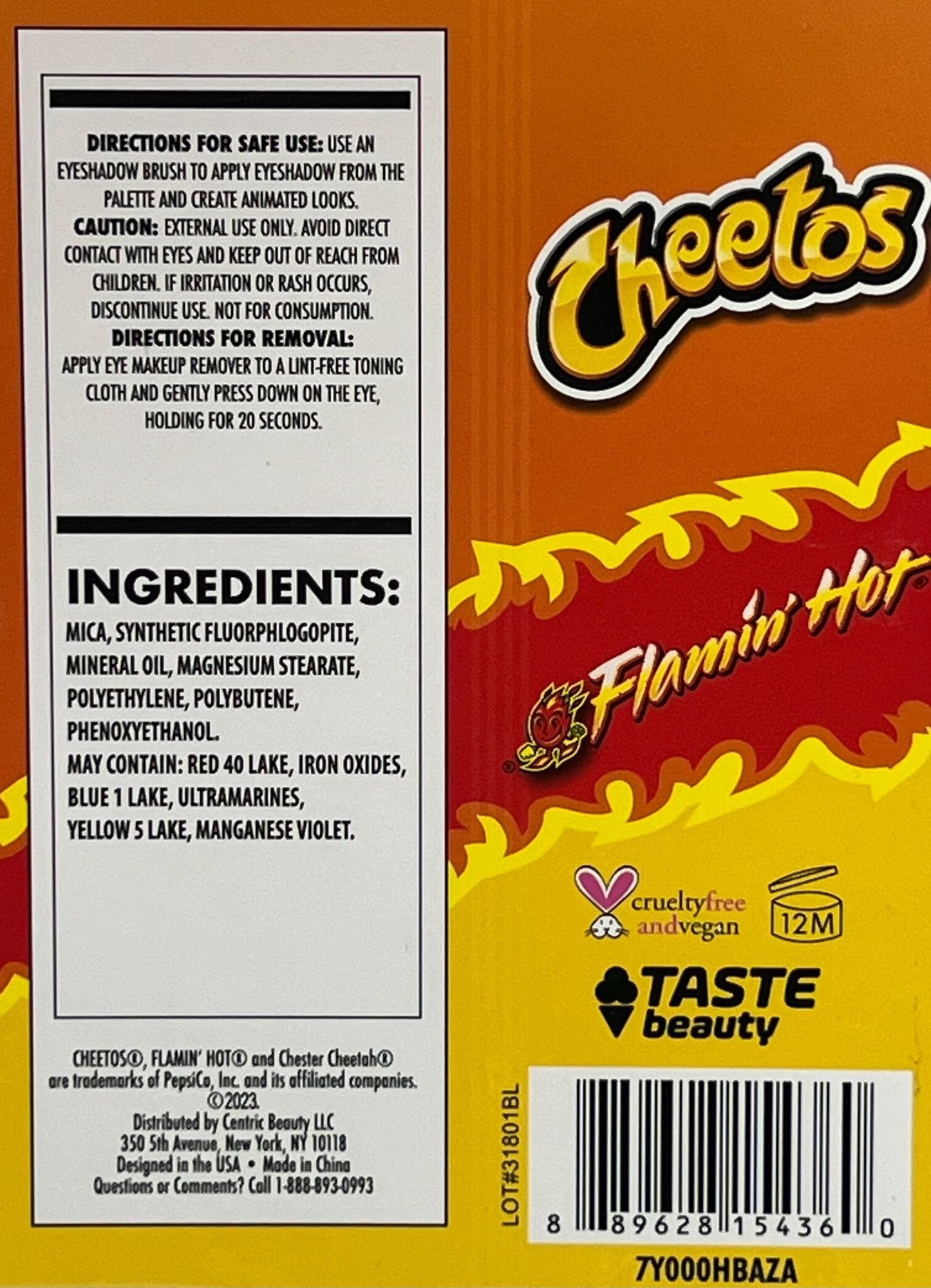 Other Cheetos Flamin Hot - Crunchy - Eyeshadow Palette - 12 Colors Size ONE SIZE - 7 Thumbnail