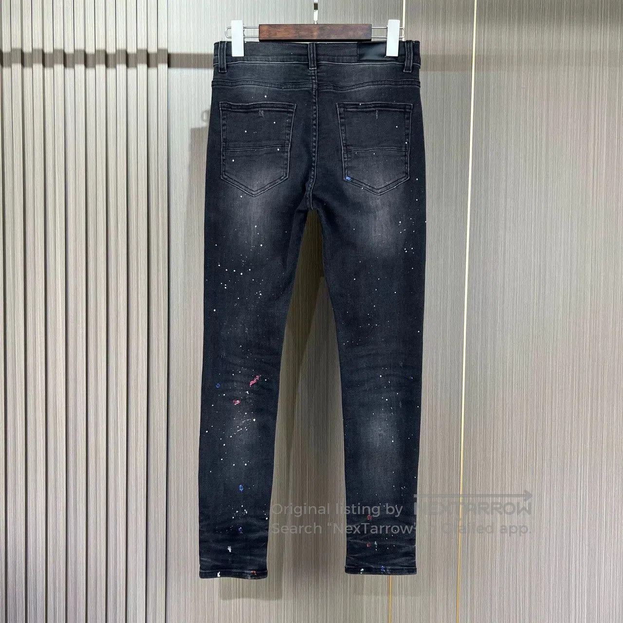 Amiri amiri splatter distressed denim jeans size w28. Size US 28 / EU 44 - 2 Thumbnail