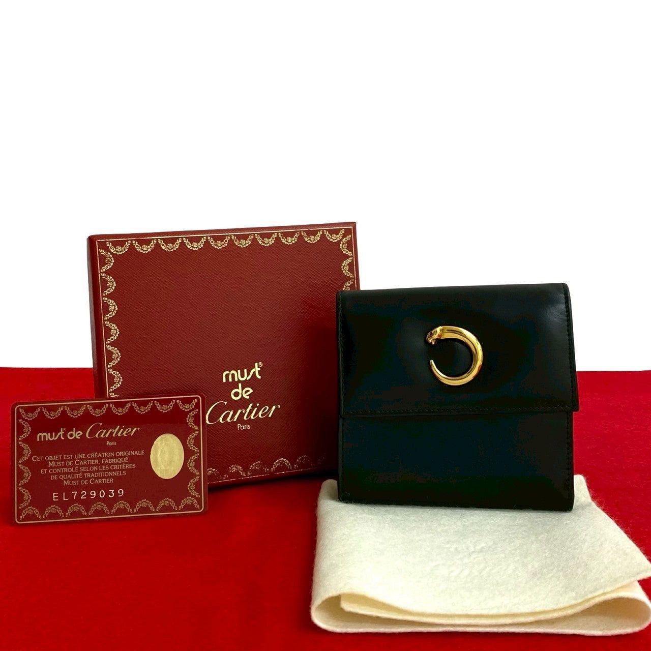 Cartier Cartier Black Leather Size ONE SIZE - 1 Thumbnail