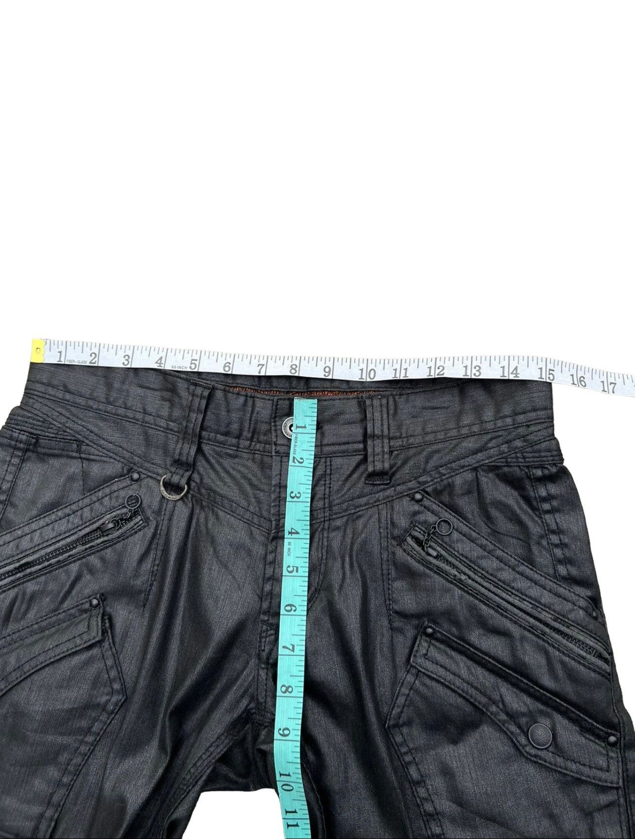 Nicole Club Nicole Club FM Waxed Cargo Trouser Pant Size US 29 - 3 Thumbnail