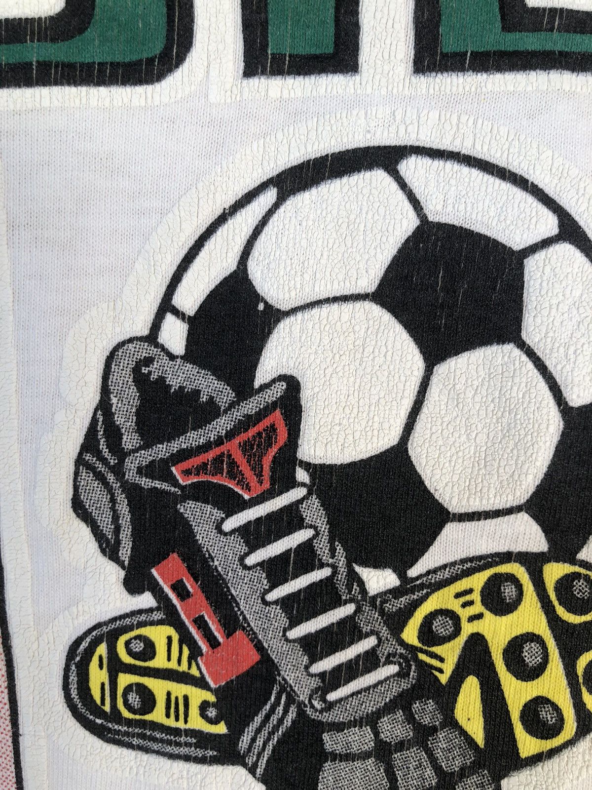 Other Vintage 90s BRASIL Route To 94 Football Tee Size US L / EU 52-54 / 3 - 7 Thumbnail