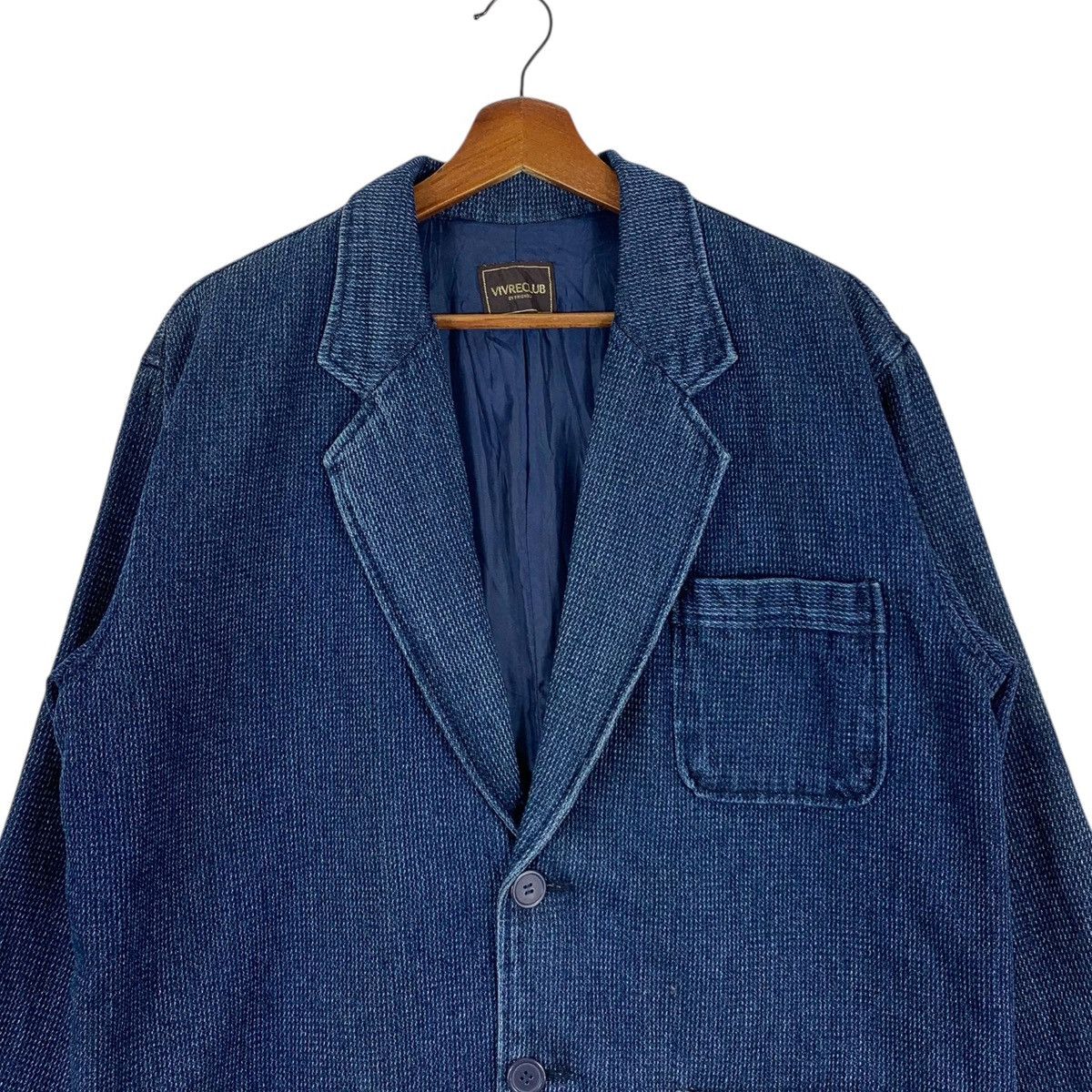 Japanese Brand Vintage Vivreclub by Friendly Blazer Jacket Size US M / EU 48-50 / 2 - 2 Thumbnail