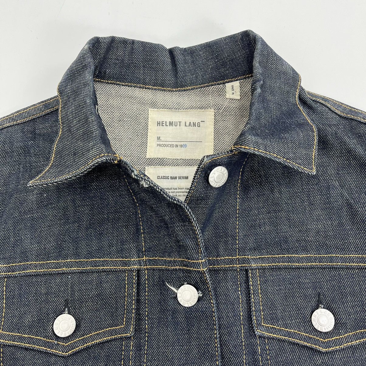Helmut Lang 1999 Helmut Lang Type 2 Raw Indigo Denim Jacket Size US S / EU 44-46 / 1 - 4 Thumbnail