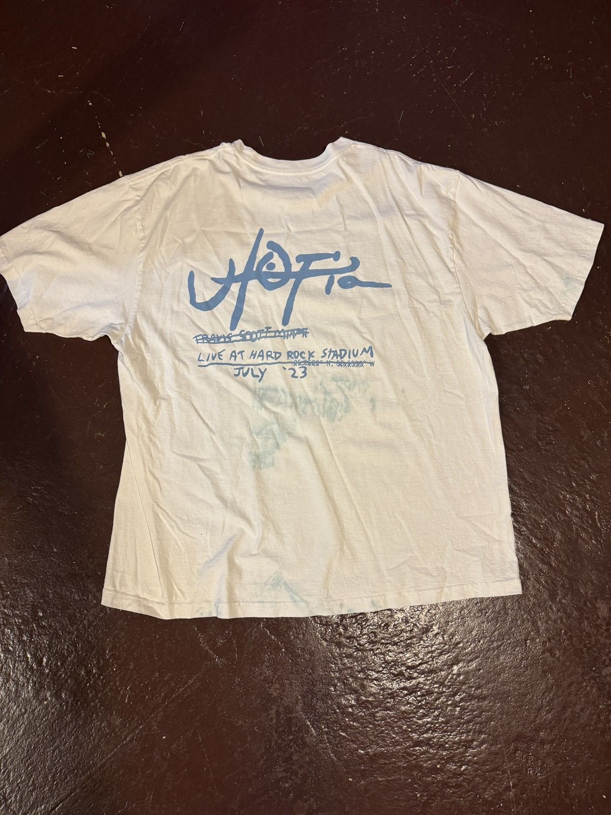 Travis Scott Travis Scott Rolling Loud Miami 2023 Circles Tee Size US XXL / EU 58 / 5 - 2 Thumbnail