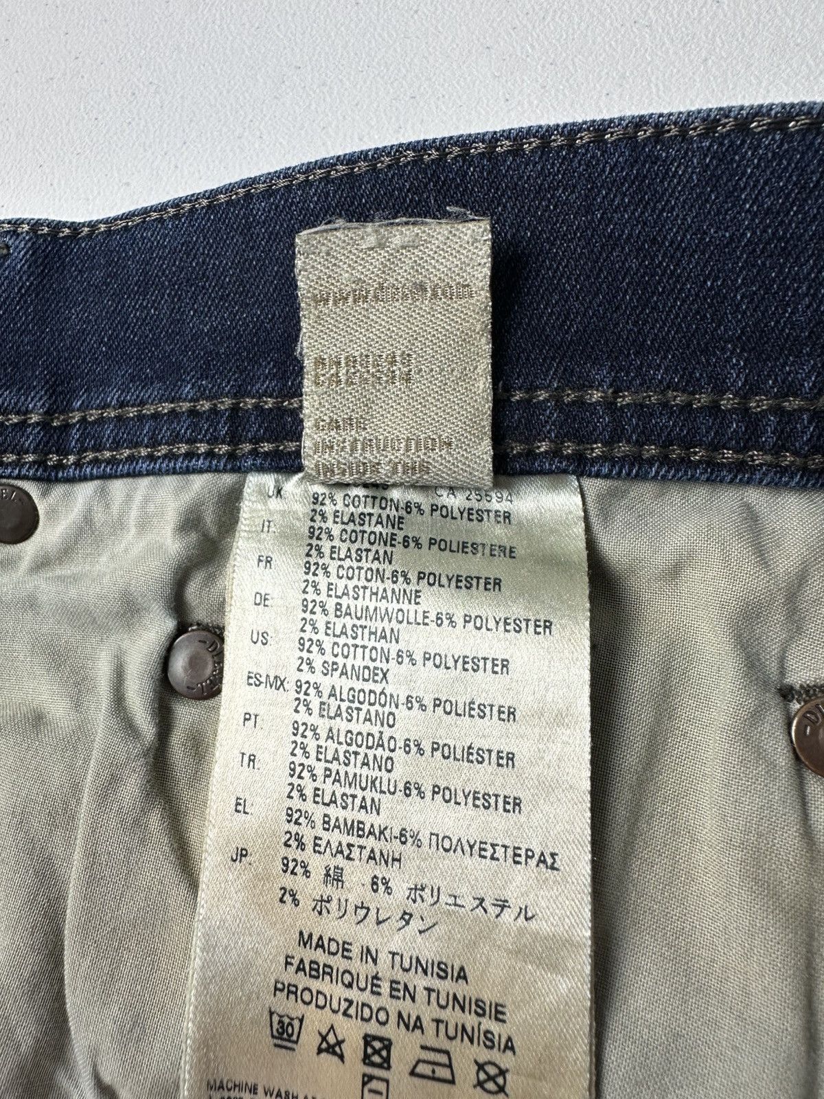 Diesel Diesel Tepphar Avant Garde Denim Jeans Size US 34 / EU 50 - 13 Thumbnail