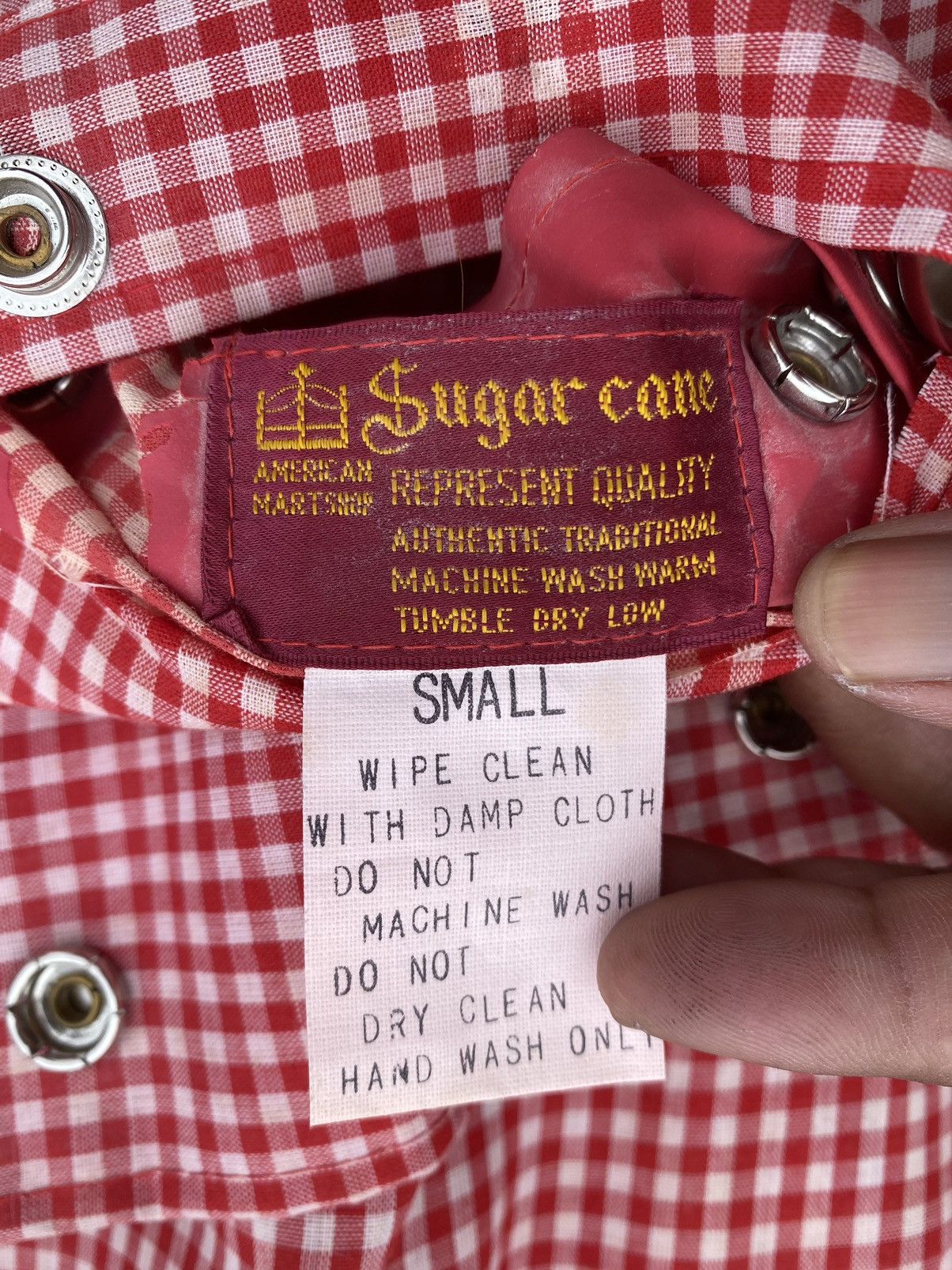 Sugar Cane Rare Vintage 90s Sugar Cane Checkered Jacket Size US M / EU 48-50 / 2 - 14 Thumbnail