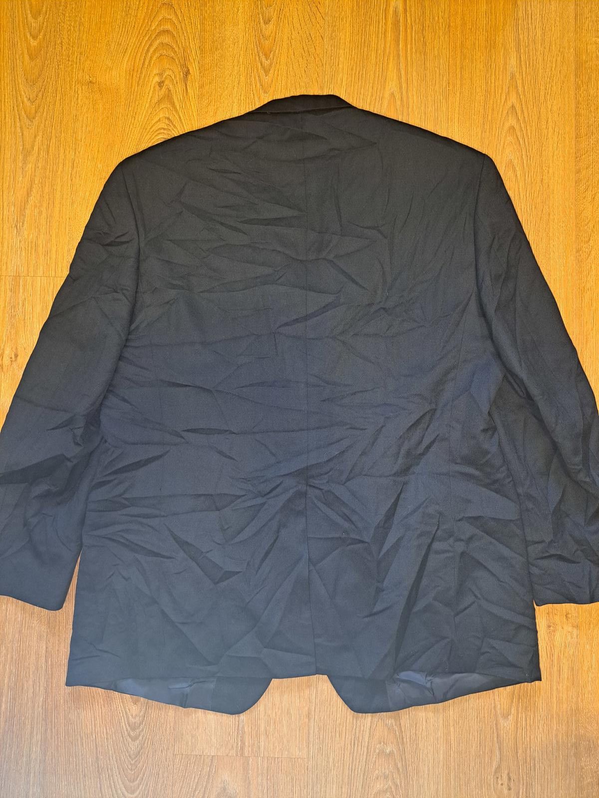 Polo Ralph Lauren Ralph Lauren Sport Coat Mens 48L Black Herringbone 100% Wool Size 48L - 8 Thumbnail
