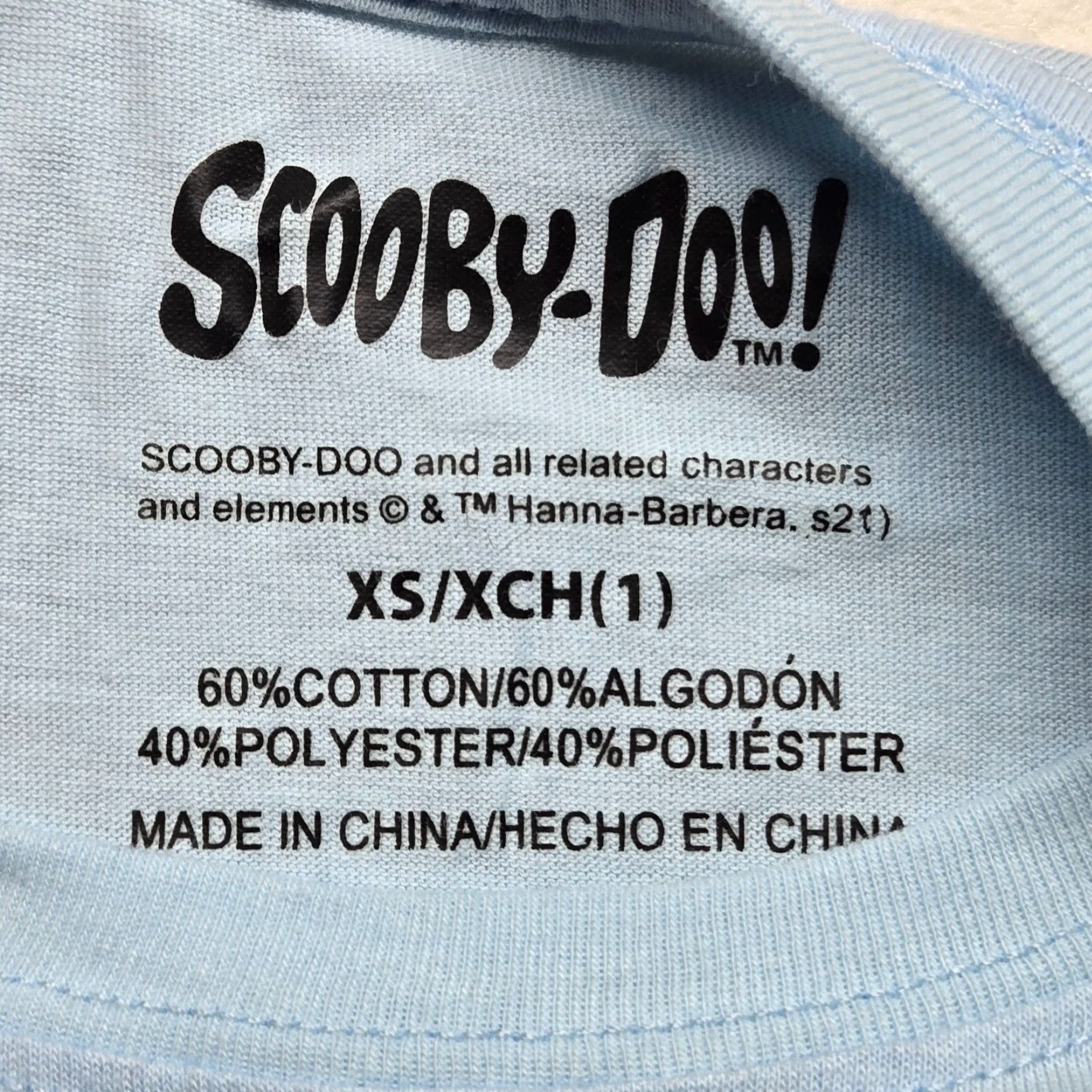 Vintage VINTAGE Scooby Doo Shirt Women XS Blue Short Sleeve Crew Neck Regular Fit Adults XS Graphic Tee - Scooby-Doo Fan 90s? Size XS / US 0-2 / IT 36-38 - 2 Thumbnail