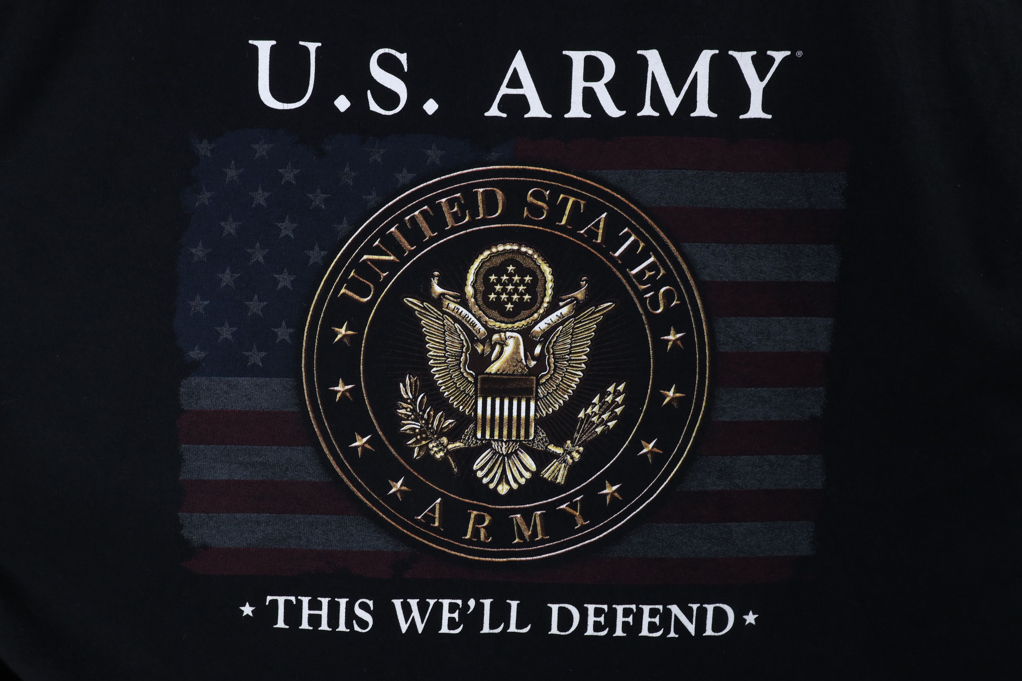 Vintage Vintage 90s United States Army This We'll Defend T-Shirt US Size US XXL / EU 58 / 5 - 4 Thumbnail