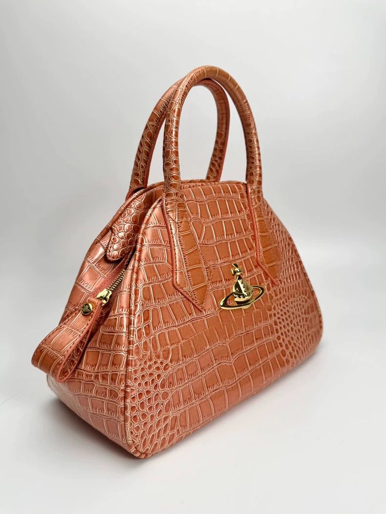 Vivienne Westwood Vivienne Westwood Champagne pink alligator pattern bowling Size ONE SIZE - 2 Thumbnail