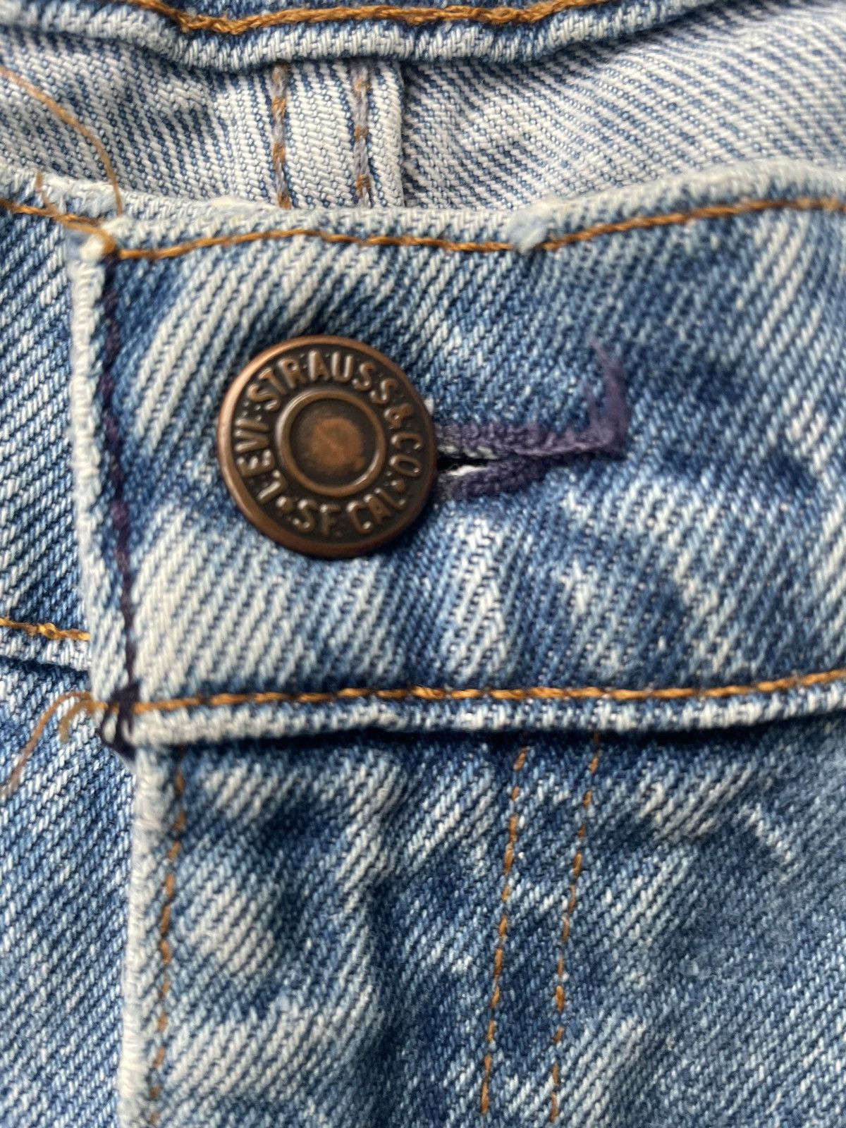 Levi's Vintage 1987 Levis 517 Single R Orange Tag Denim Size US 39 - 18 Thumbnail