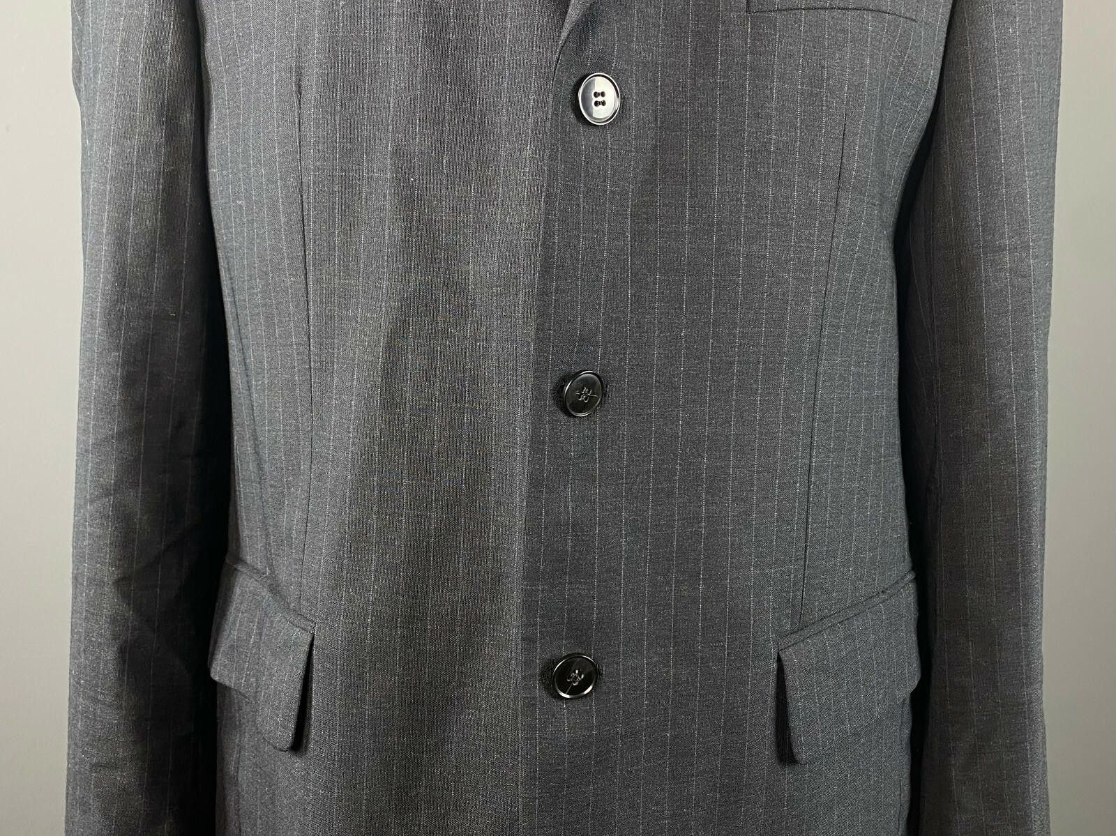 Saint Laurent Paris Men Yves Saint Laurent Pour Homme Blazer Sport Coat Size 52 Size 40R - 3 Thumbnail