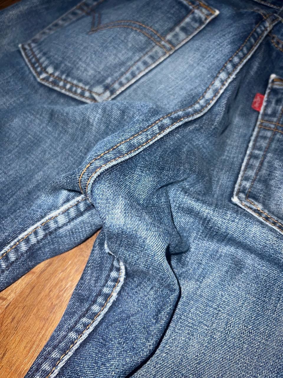 Levi's × Vintage Vintage Levi's 505 Blue Distressed Mud Wash Denim Jeans Size US 31 - 17 Thumbnail