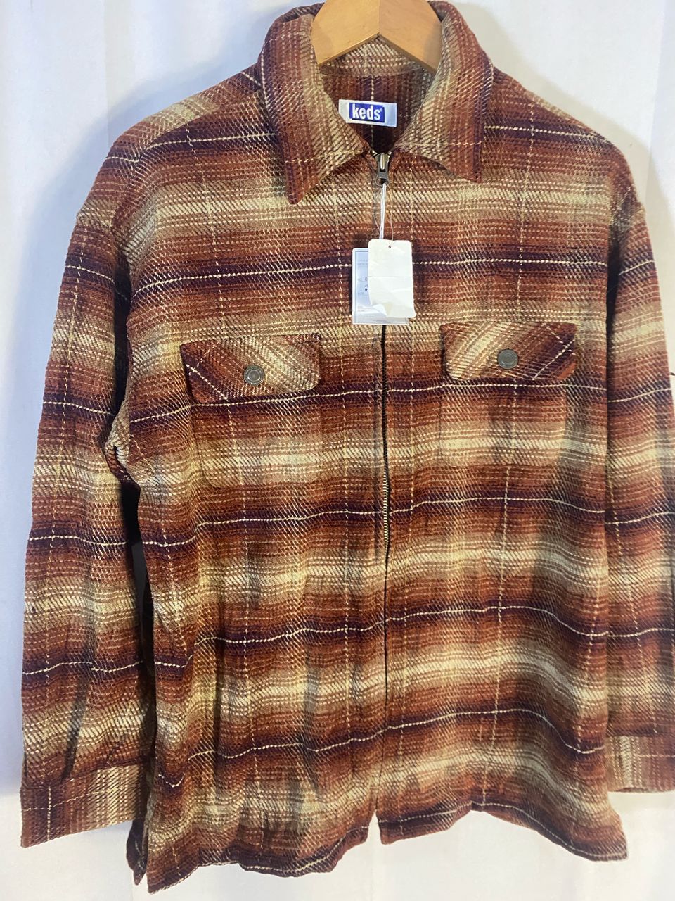 Flannel × Keds Vintage keds zipper flannel shirt Size US M / EU 48-50 / 2 - 2 Thumbnail