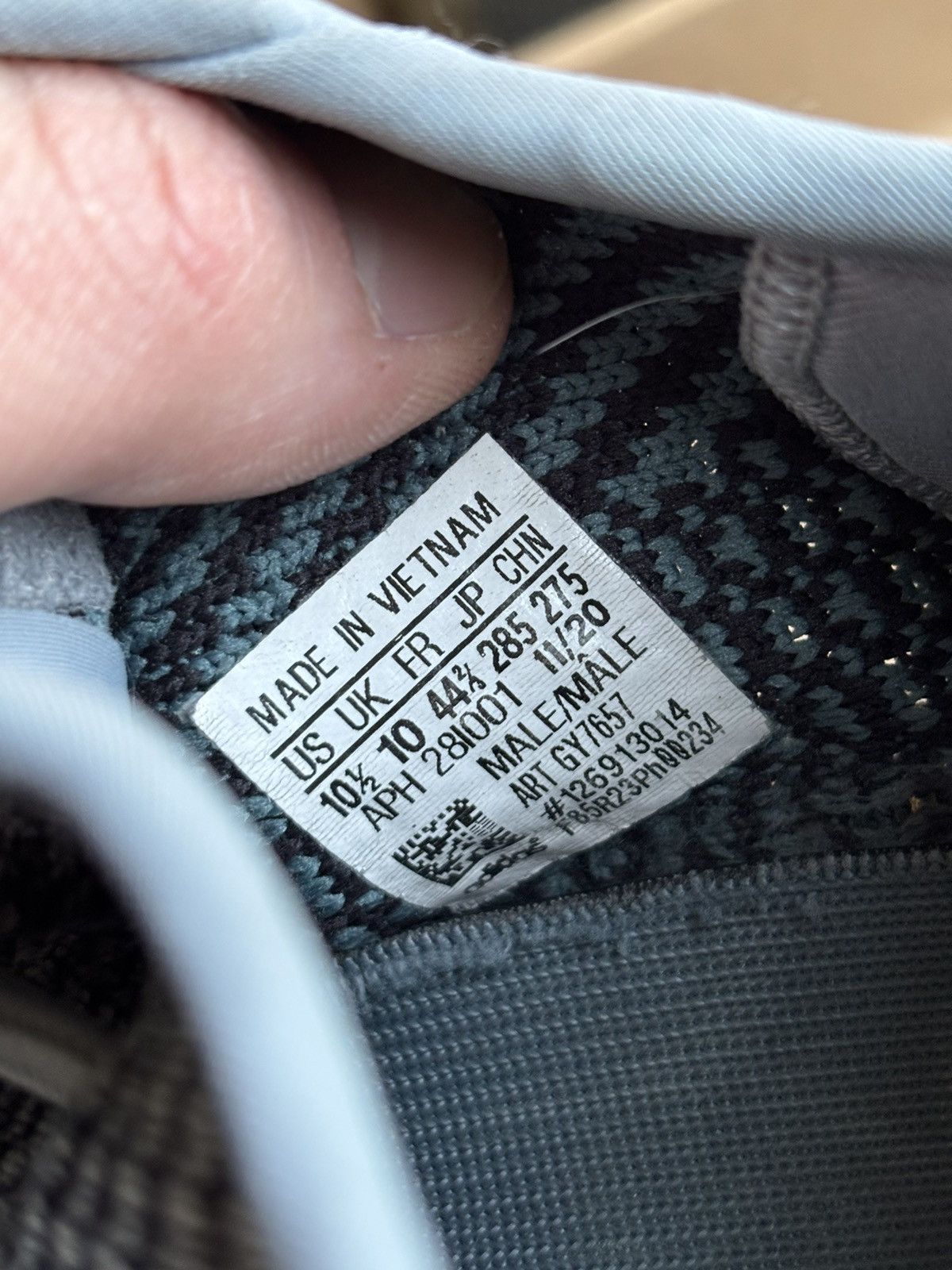 Adidas × Yeezy Box + ADIDAS Yeezy Boost 350 V2 “Ash Blue” Sneakers Shoes 11 Size US 11 / EU 44 - 9 Thumbnail