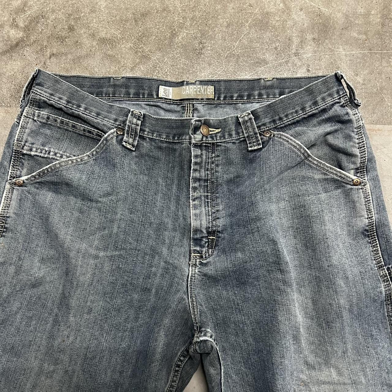 Carhartt × Vintage Vintage Y2K Baggy Carpenter Medium Wash Denim Jeans! Size US 38 / EU 54 - 4 Thumbnail