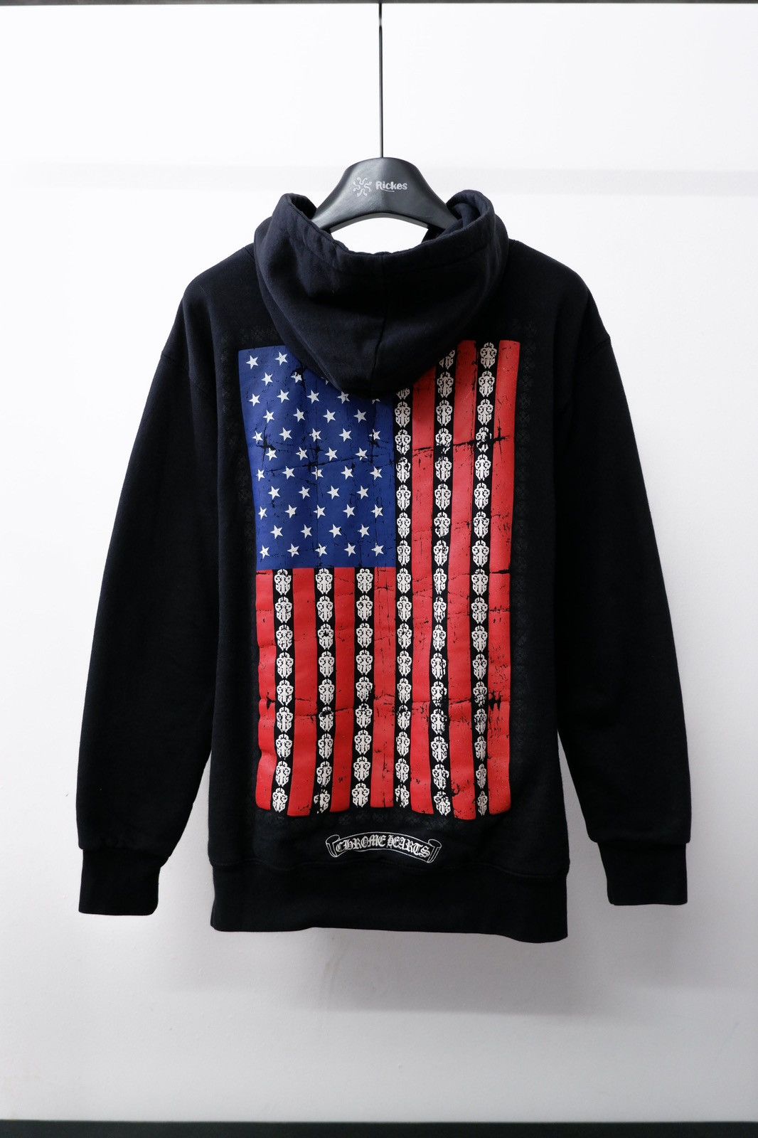 Chrome Hearts USA Flag Zip Up Hoodie