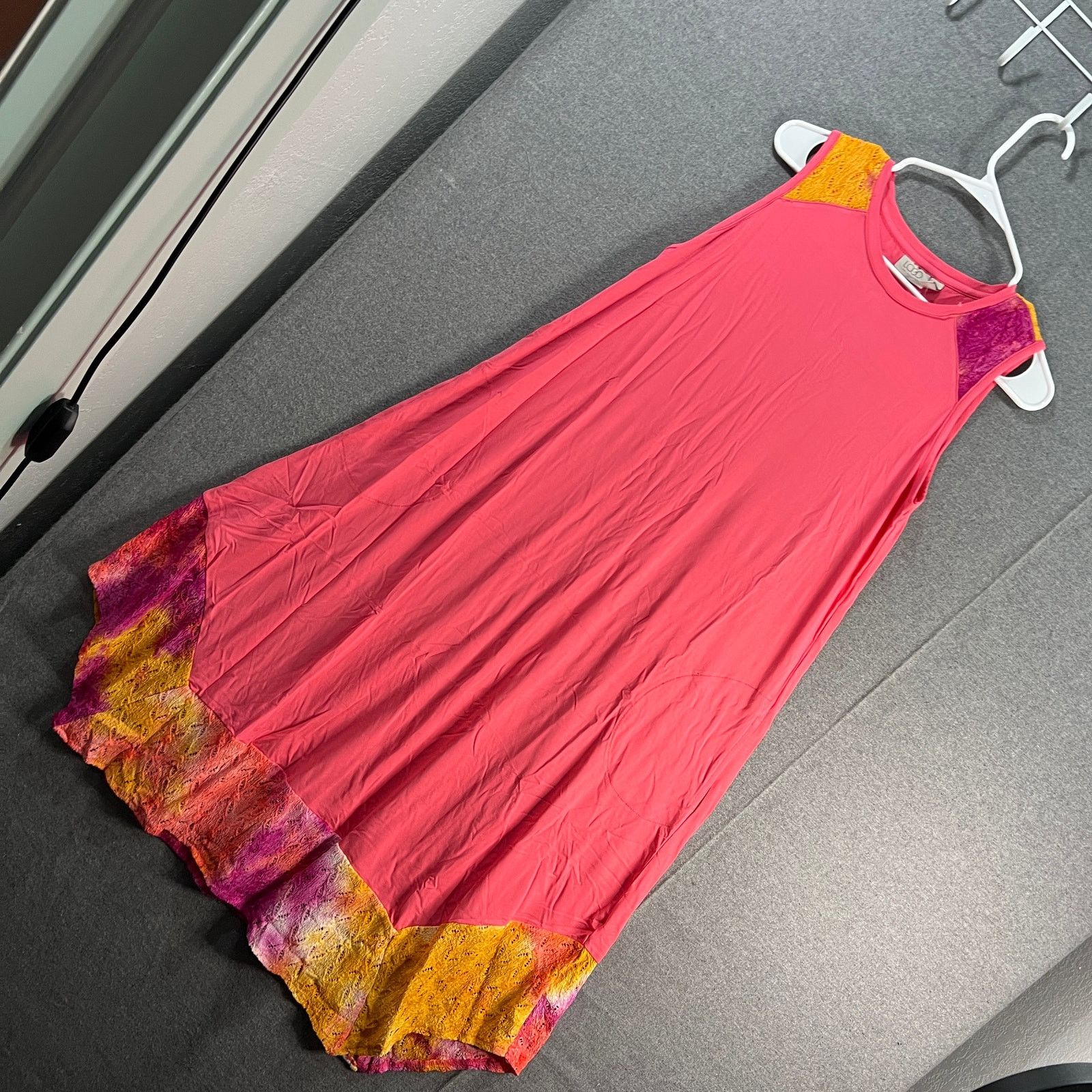 Other LOGO by Lori Goldstein Dress with Tie-Dye He Size XS / US 0-2 / IT 36-38 - 5 Thumbnail