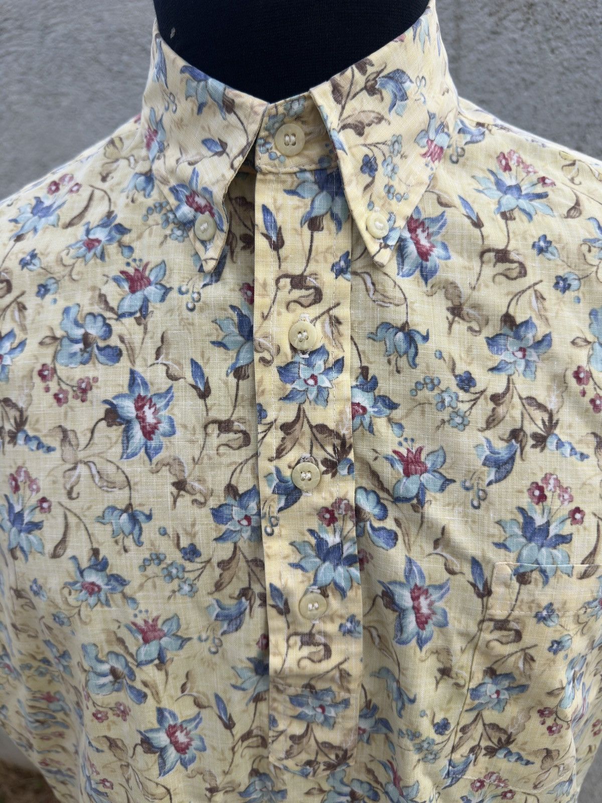 Reyn Spooner PreOwned Reyn Spooner Hawaiian Print Yellow Men's M Size US M / EU 48-50 / 2 - 3 Thumbnail