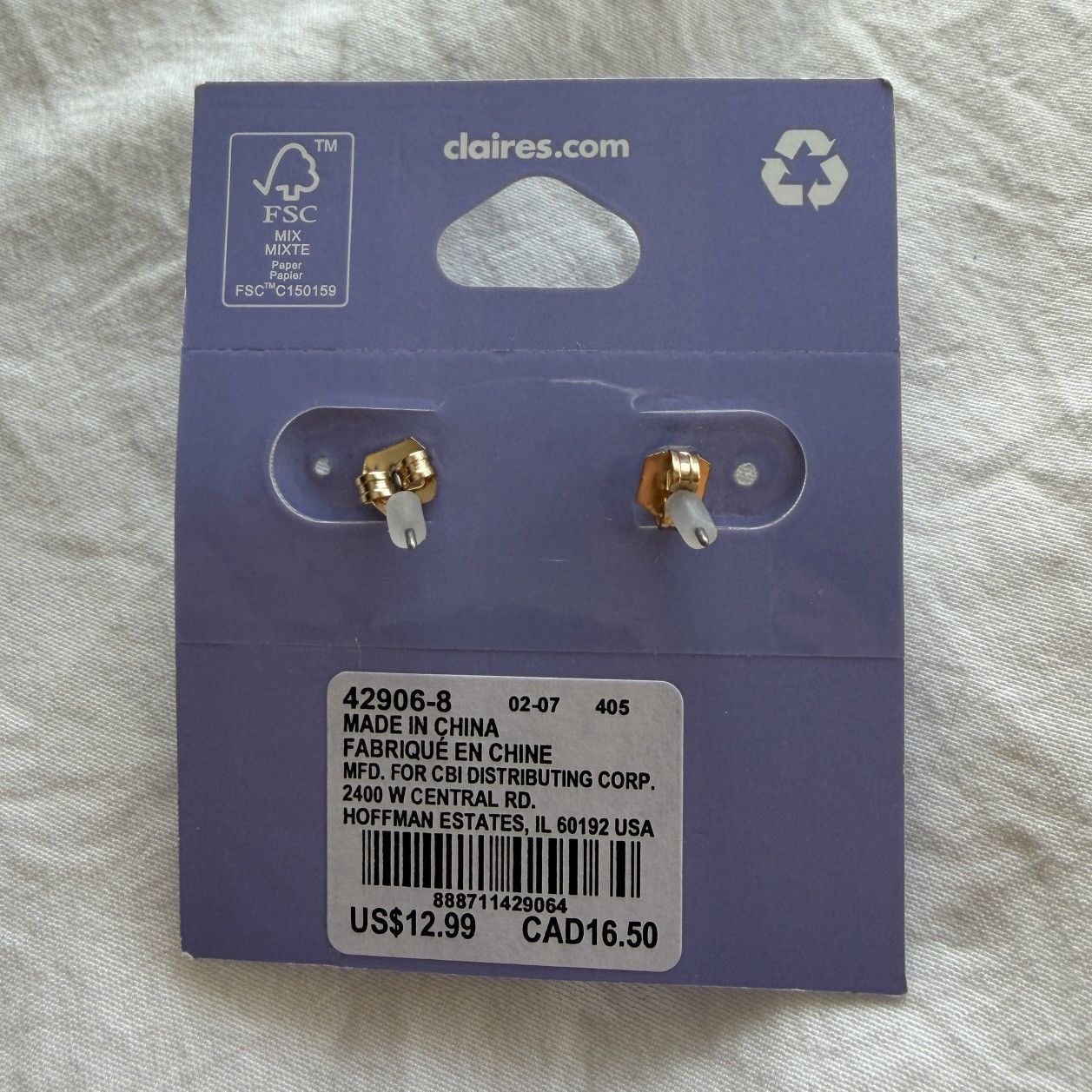 Other Claire’s gold hoop earrings Size ONE SIZE - 2 Thumbnail