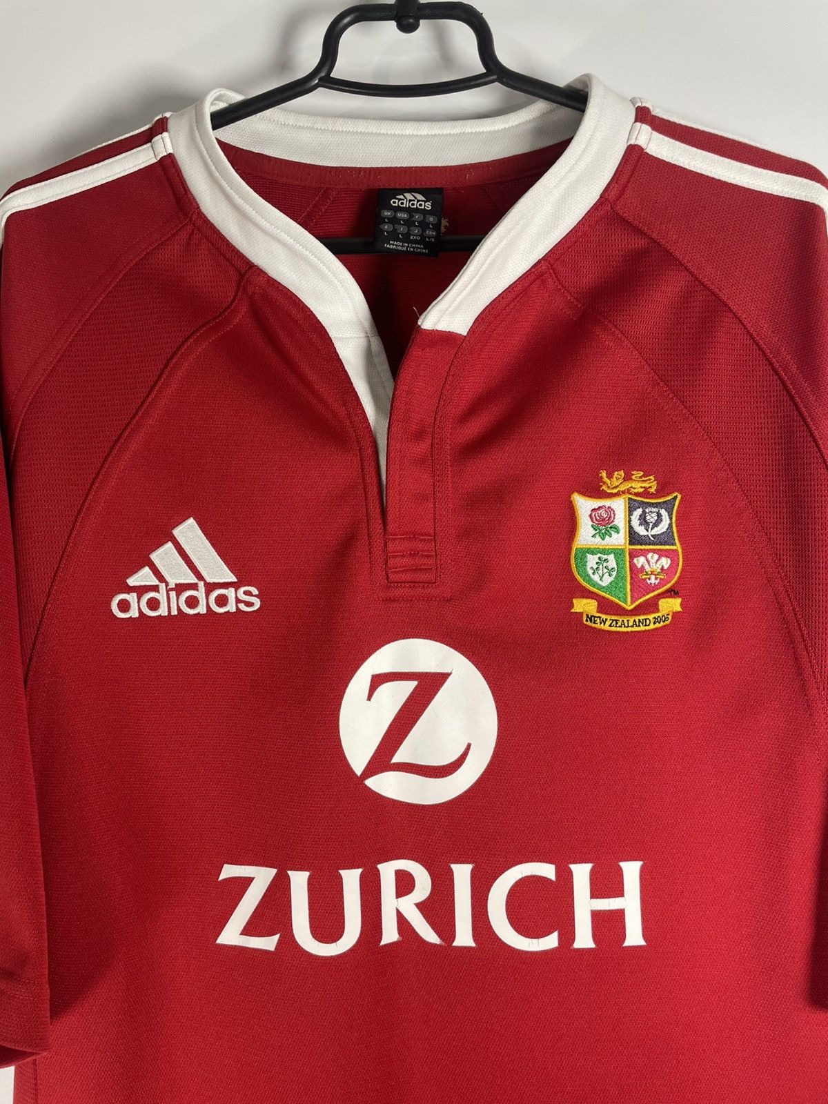 Adidas × Vintage Adidas 2005 British Lions Rugby Union Shirt Jersey Tour Size US L / EU 52-54 / 3 - 2 Thumbnail