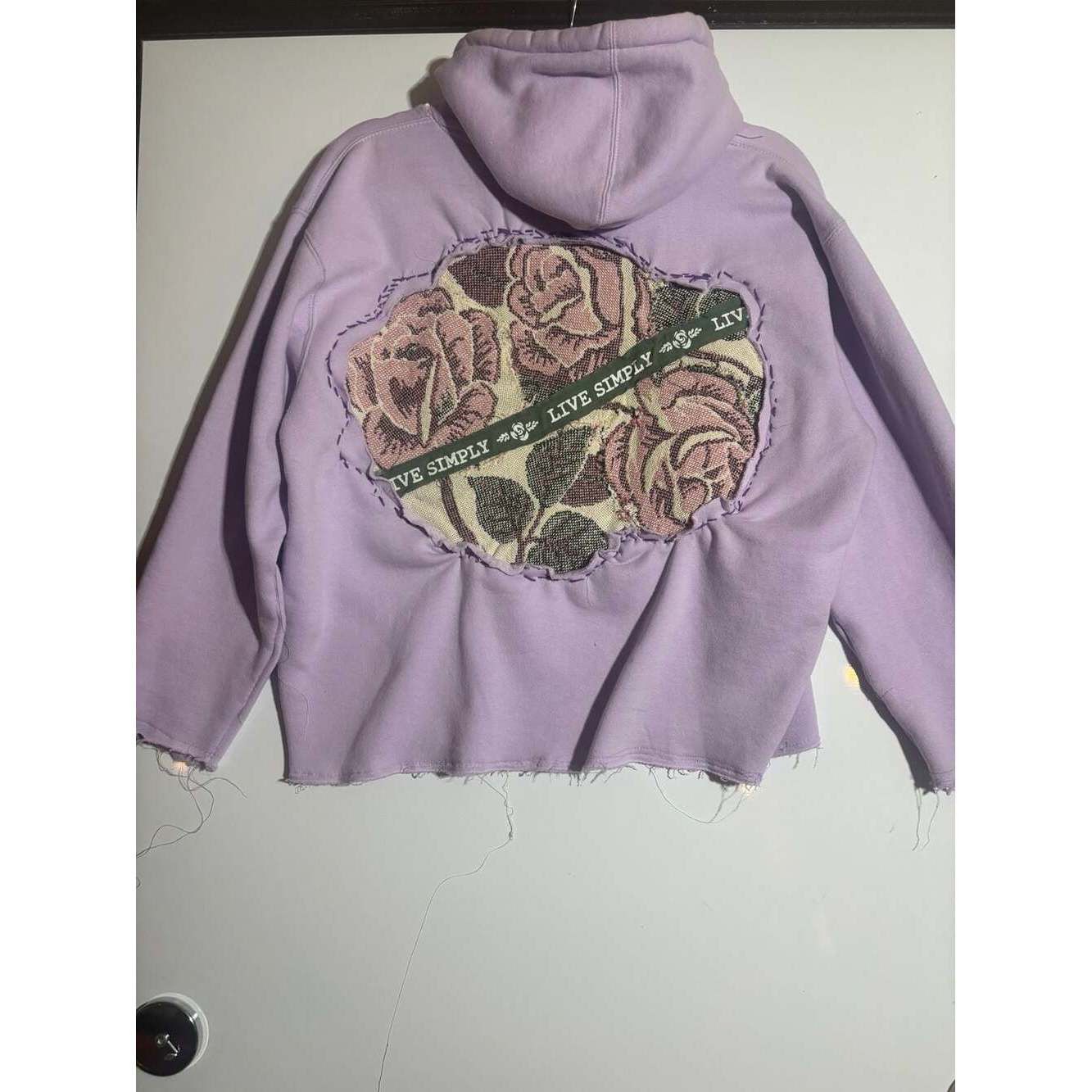 Other Future Fantasy Delight Tapestry Patchwork Hoodie w/Rose &But Size L / US 10 / IT 46 - 4 Thumbnail