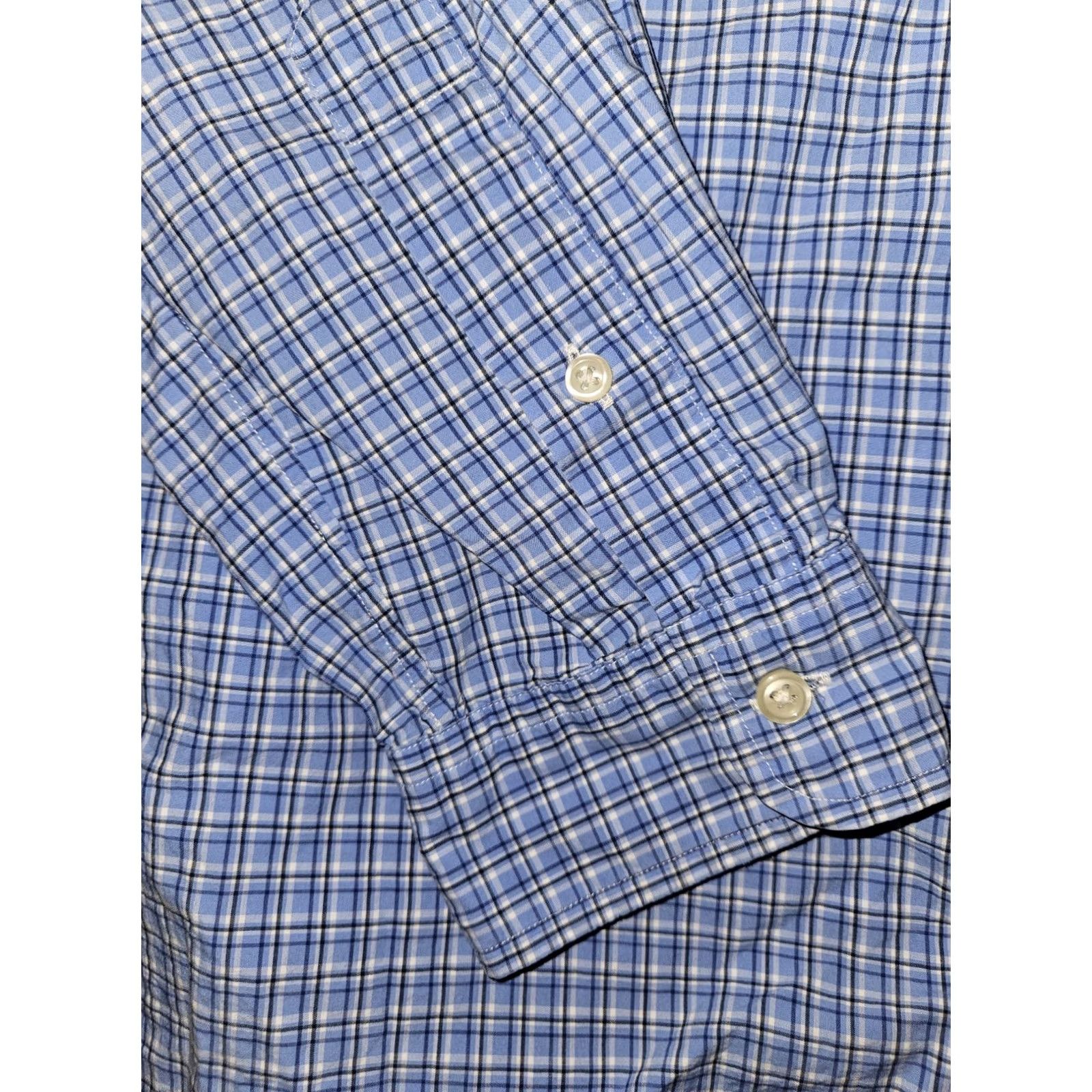 Ralph Lauren Ralph Lauren Button-Down Shirt Men L Blue Plaid Long Sleeve Preppy Casual Embroidered Size US L / EU 52-54 / 3 - 7 Thumbnail