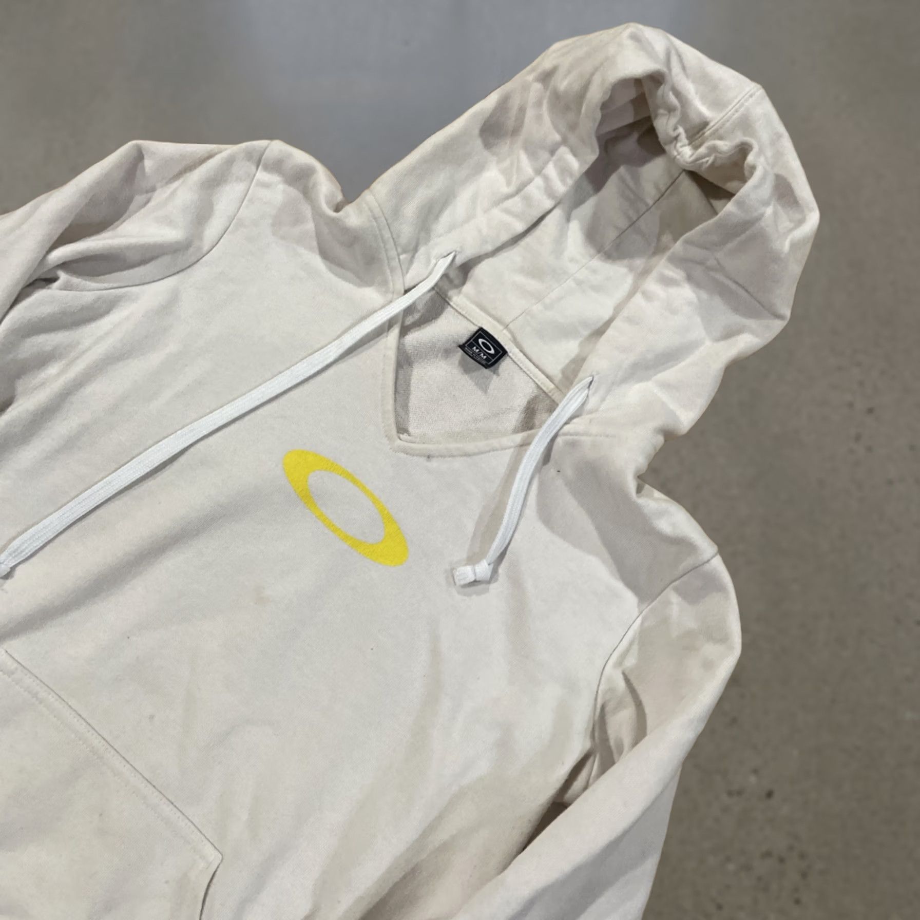 Oakley Oakley Women Hoodie Medium M White Logo Pullover V-Neck Ellipse Center Sweatshirt Elipse V Neck Hoodie Activewear Casual Womens Size M / US 6-8 / IT 42-44 - 1 Thumbnail