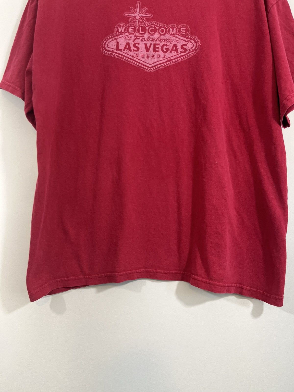 Vintage Distressed Welcome To Las Vegas Faded Tee Size US XL / EU 56 / 4 - 5 Thumbnail