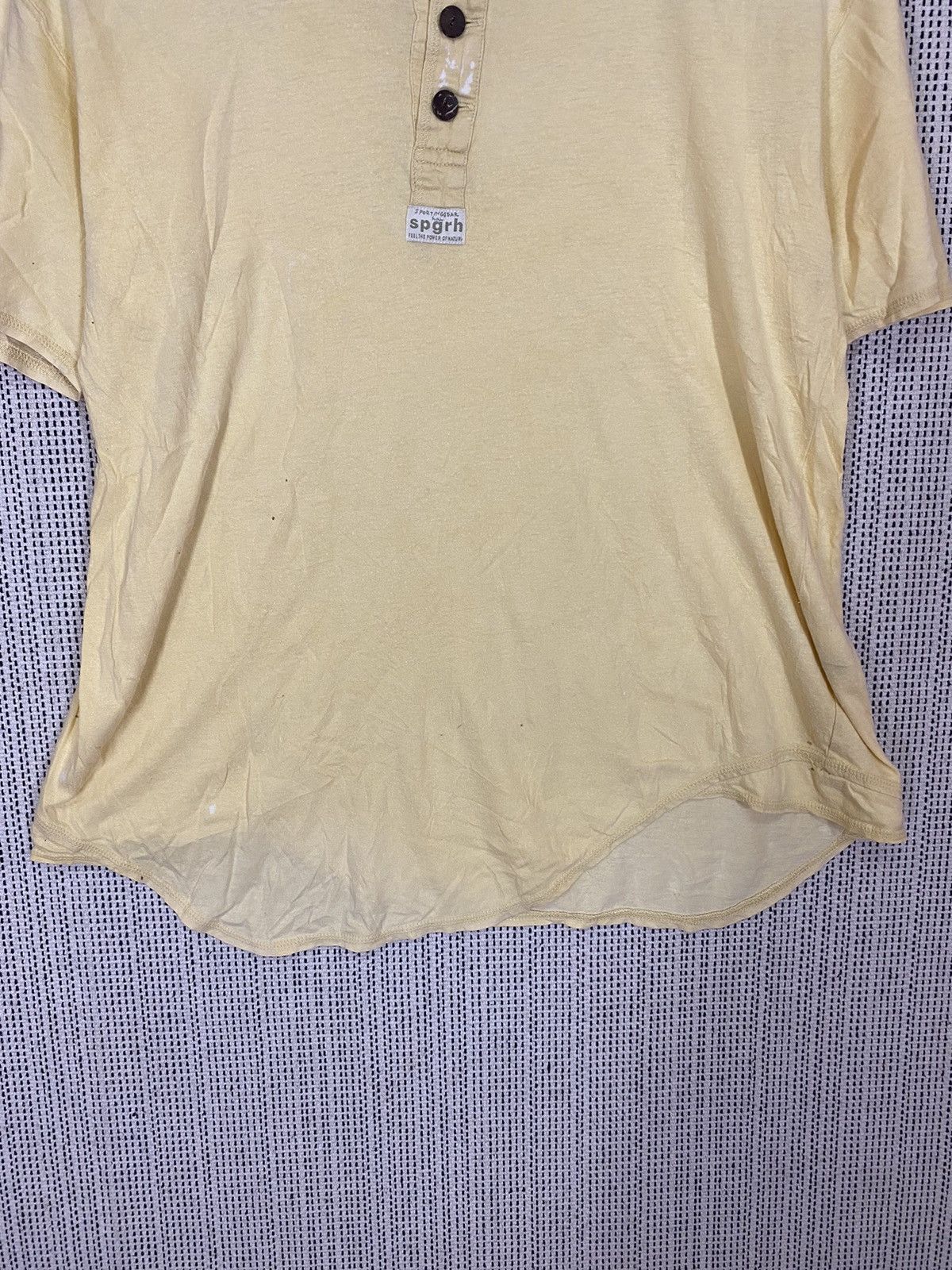 Hai Sporting Gear × Issey Miyake × Japanese Brand ‼️VINTAGE HAI SPORTING GEAR TSHIRT BUTTON SIMPLE DESIGN‼️ Size US L / EU 52-54 / 3 - 6 Thumbnail