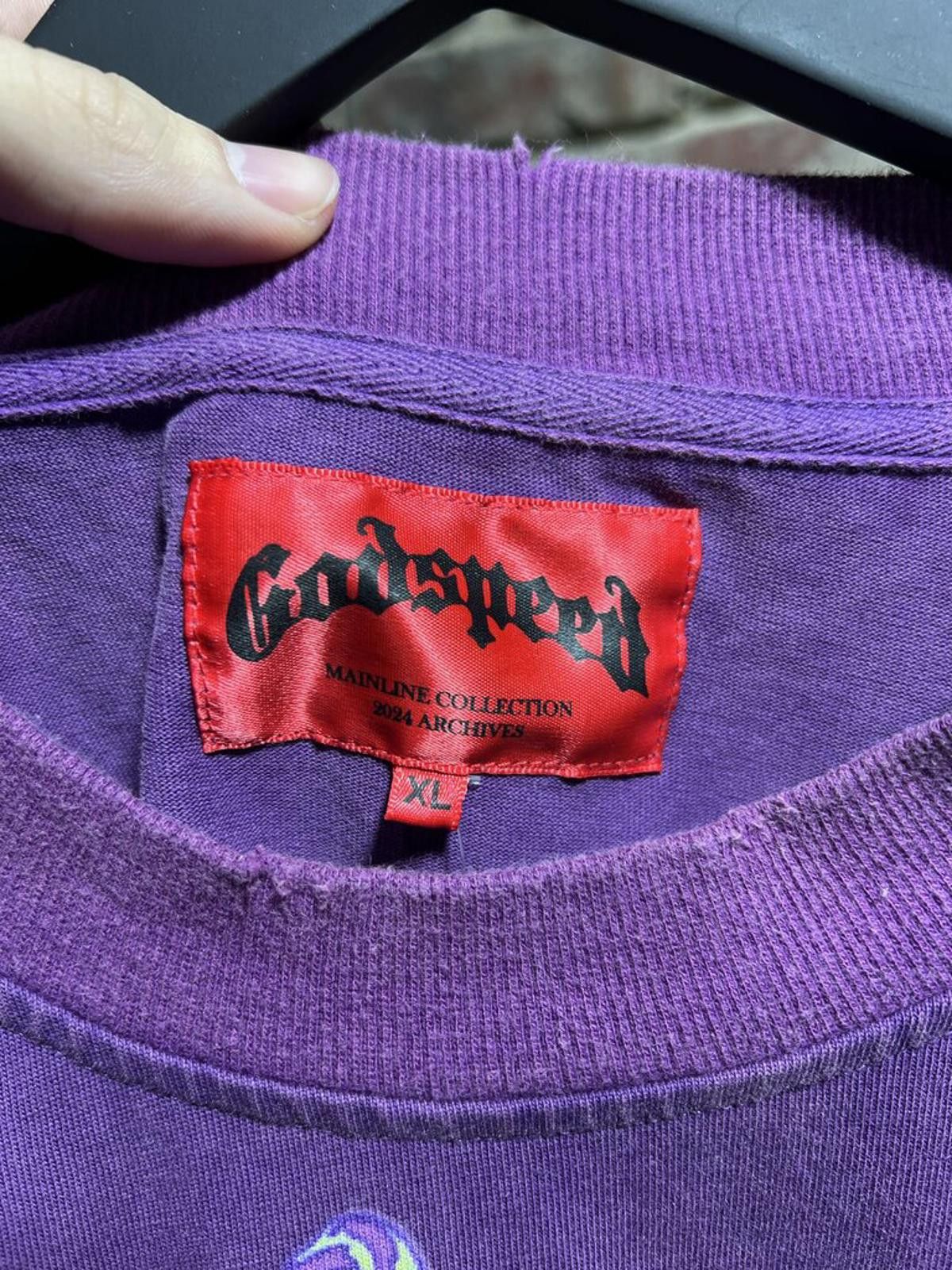 Godspeed Godspeed Purple Cowboy Tee Sz. XL Size ONE SIZE - 3 Thumbnail