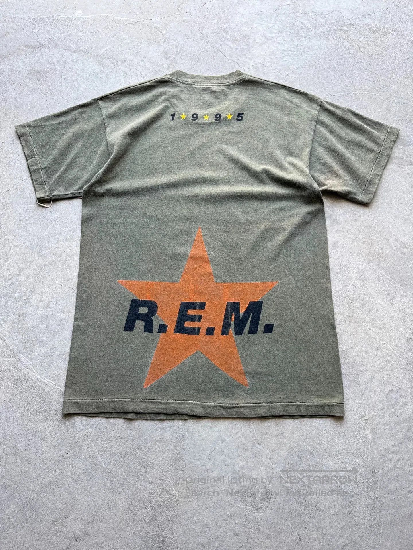 Vintage Vintage 90s R.E.M. Monster Tour Band Tee. Size US L / EU 52-54 / 3 - 5 Thumbnail