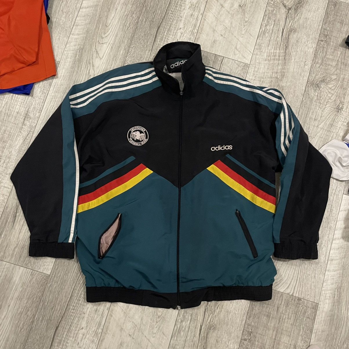 Adidas × Vintage Vintage 90s Adidas Germany Jacket bomber jersey track pro Size US M / EU 48-50 / 2 - 1 Thumbnail