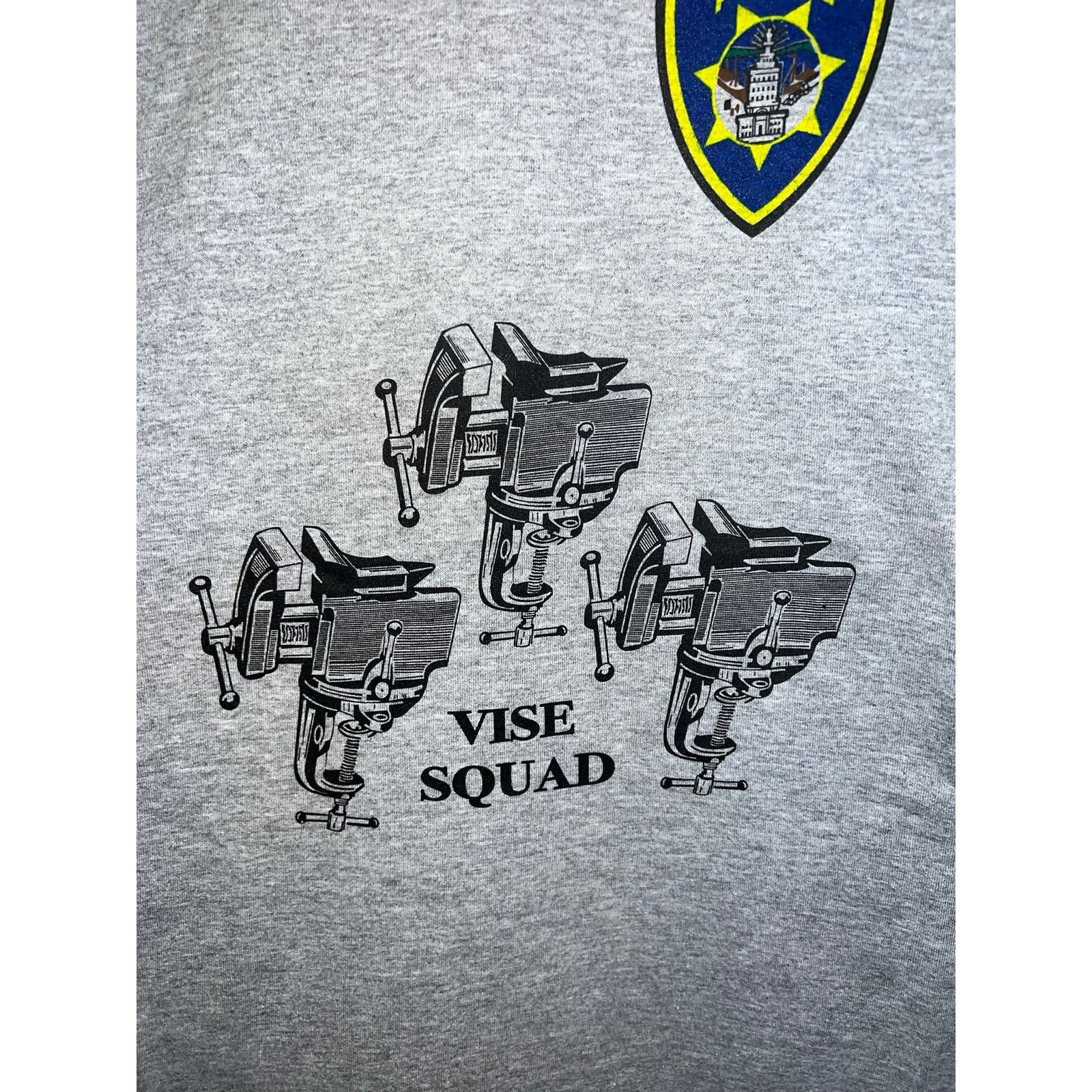 Hanes Vintage Oakland Police Shirt Vise Squad 90s Tee VTG M Size US M / EU 48-50 / 2 - 3 Thumbnail