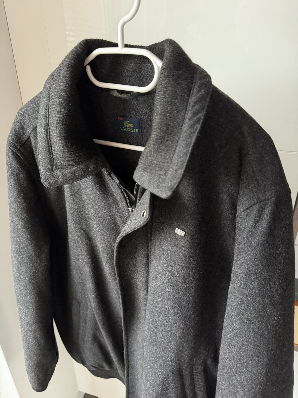 Lacoste Vintage Lacoste Laine Wool Men’s Luxury Coat Insulate Jacket Size US XL / EU 56 / 4 - 3 Thumbnail