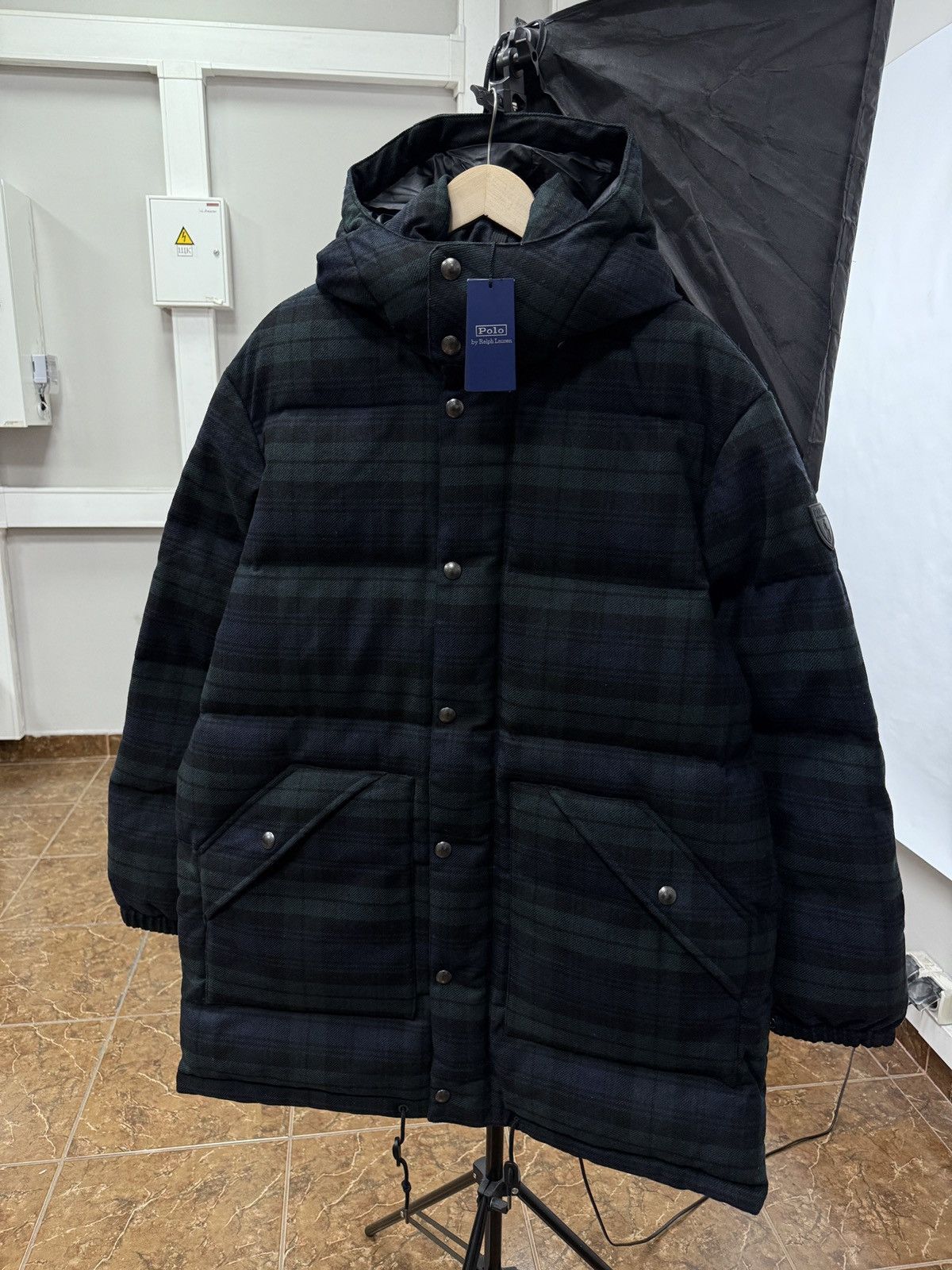 Polo Ralph Lauren 🇺🇸❗️NEW Polo Ralph Lauren Plaid Wool Puffer Down Coat Jacket Size US L / EU 52-54 / 3 - 1 Thumbnail