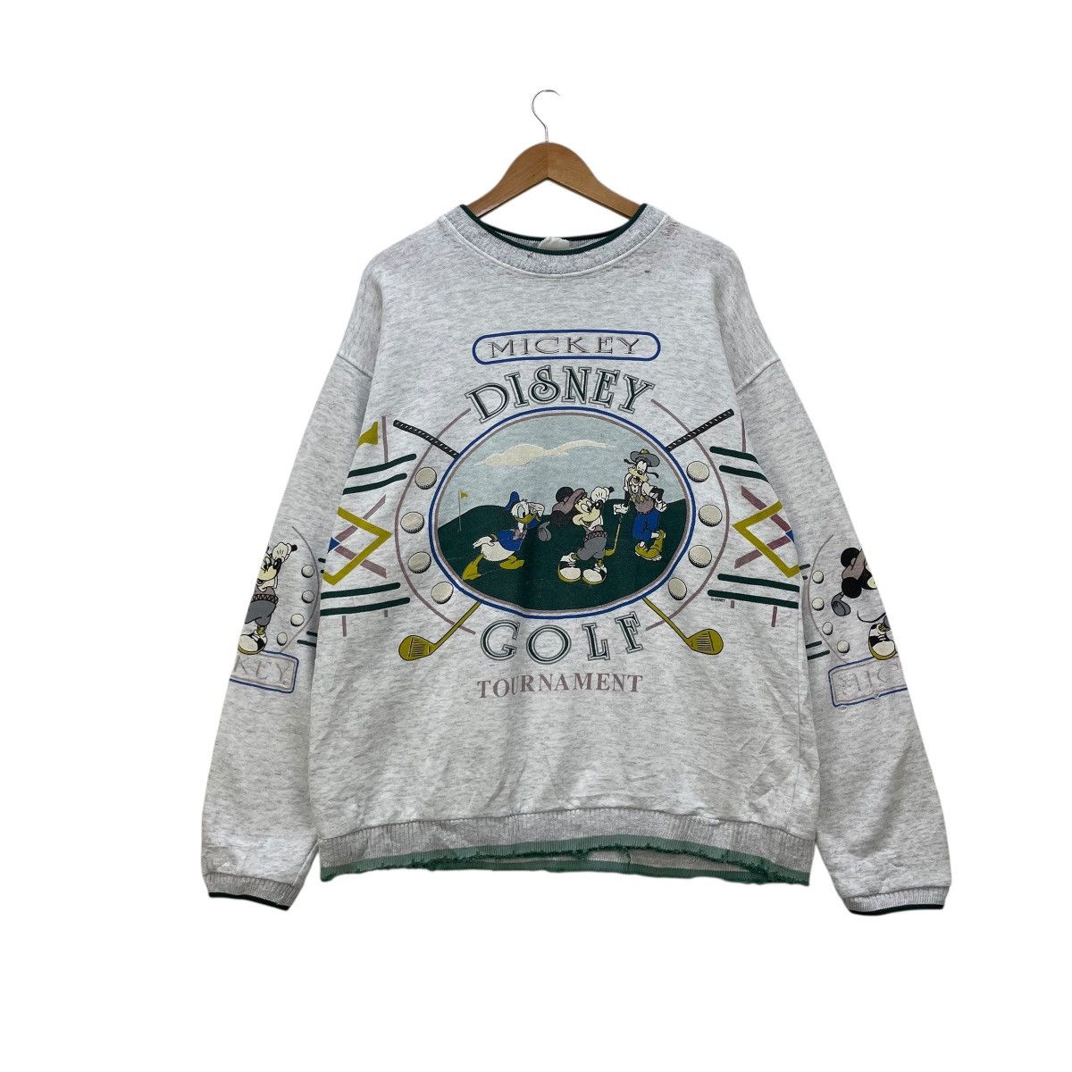 Mickey Mouse 💥Vintage 90s Mickey Mouse Disney Golf Tournament Crewneck Size US M / EU 48-50 / 2 - 1 Thumbnail